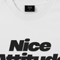 Áo Thun Relaxed Fit Life Vibe Nice Attitude