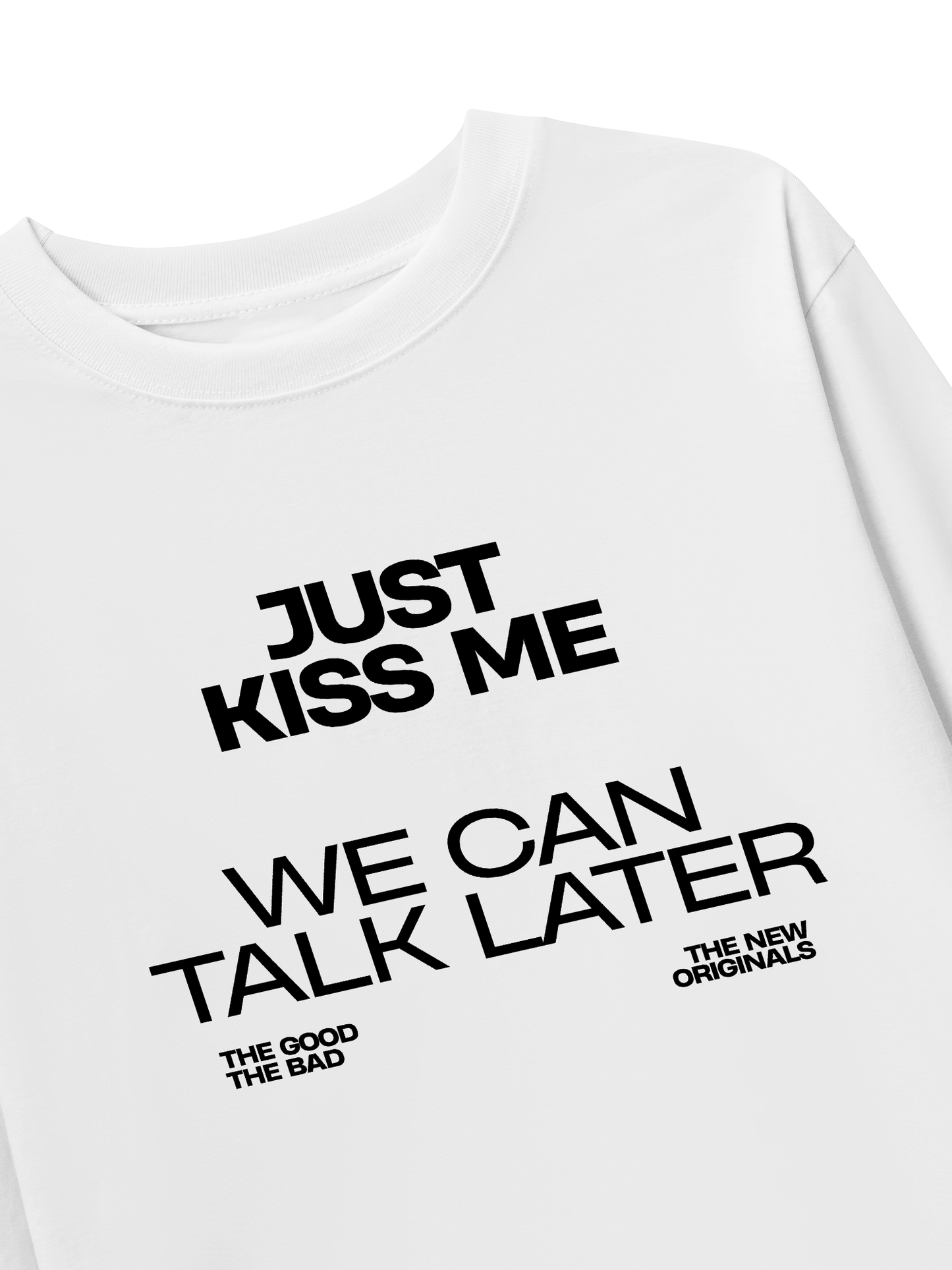 Áo Thun Dài Tay Life Vibe Just Kiss Me