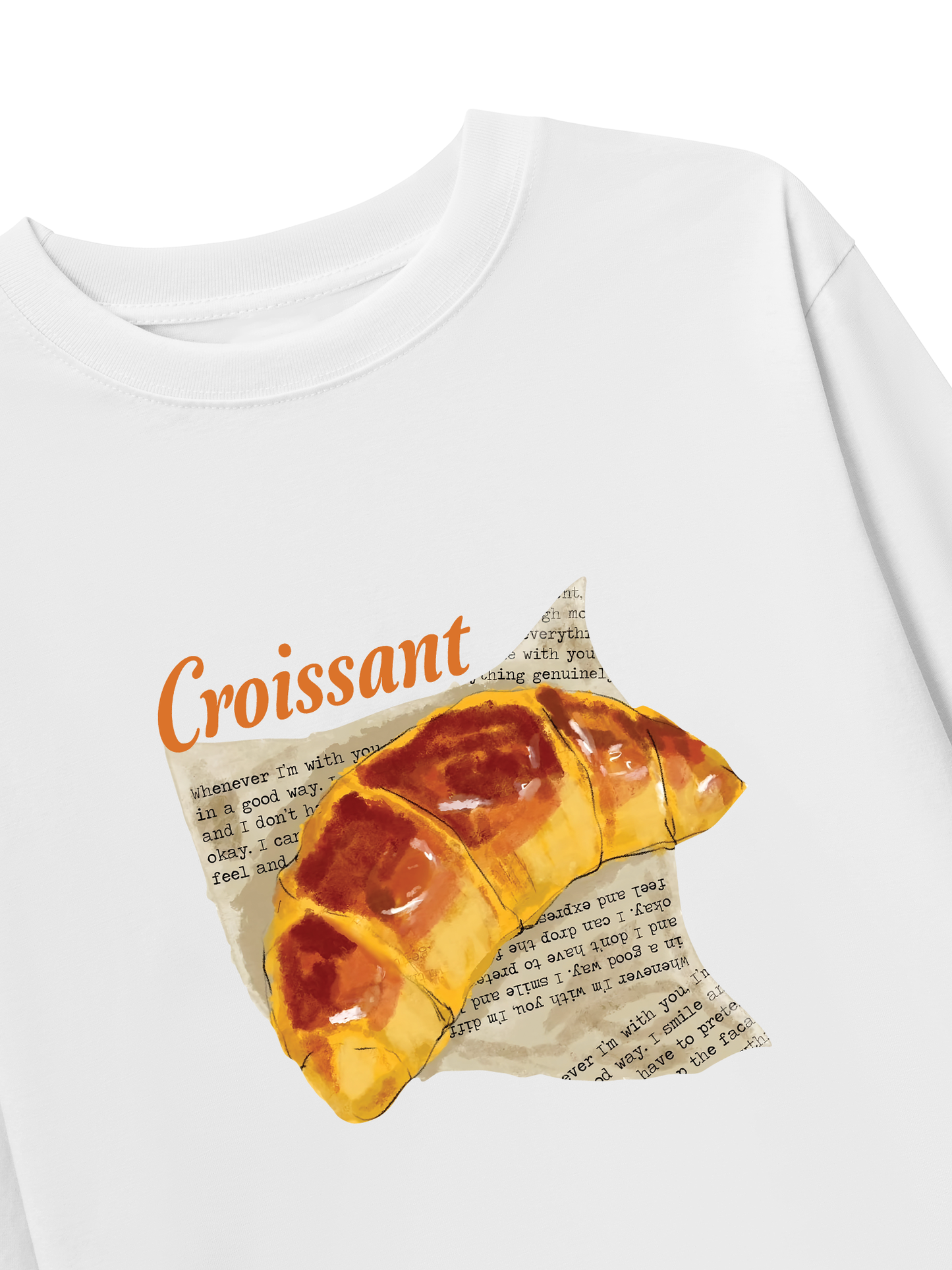 Áo Thun Dài Tay Croissant