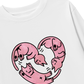Áo Thun Dài Tay  Meow Meow Heart