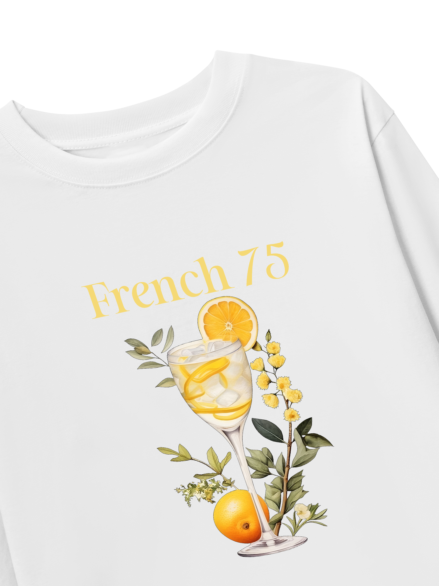 Áo Thun Dài Tay French 75 Cocktail