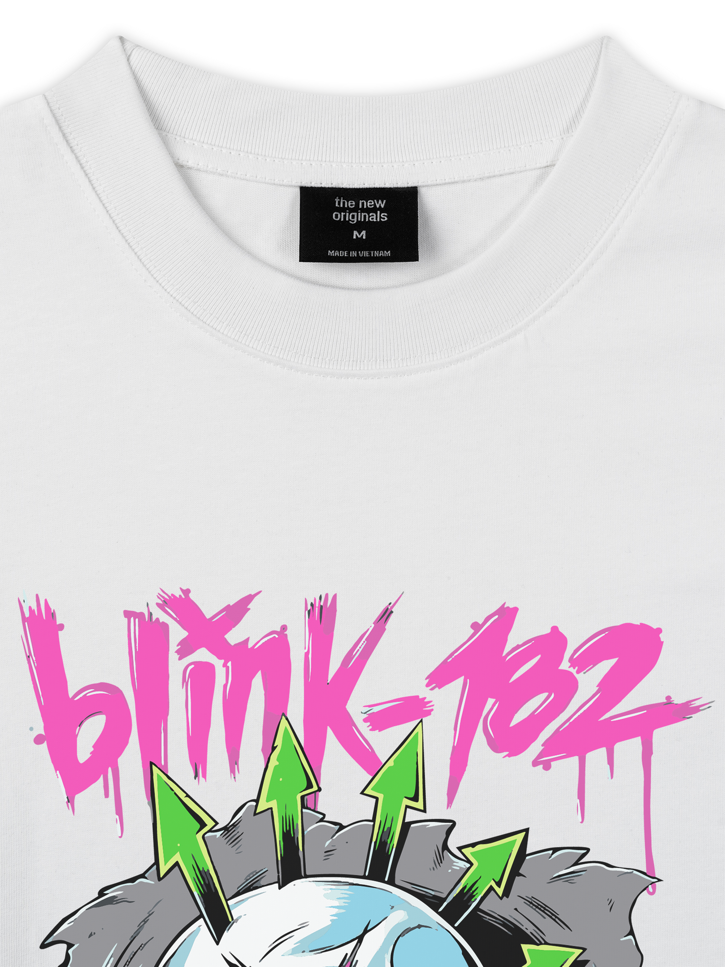 Áo Thun Relaxed Fit Blink 182 Skull