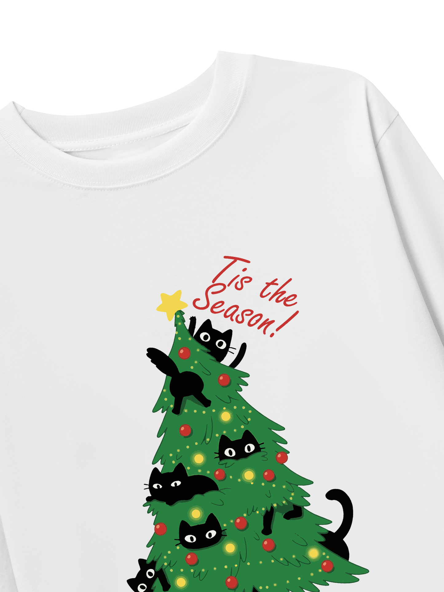 Áo Thun Dài Tay Kitty Tree Christmas