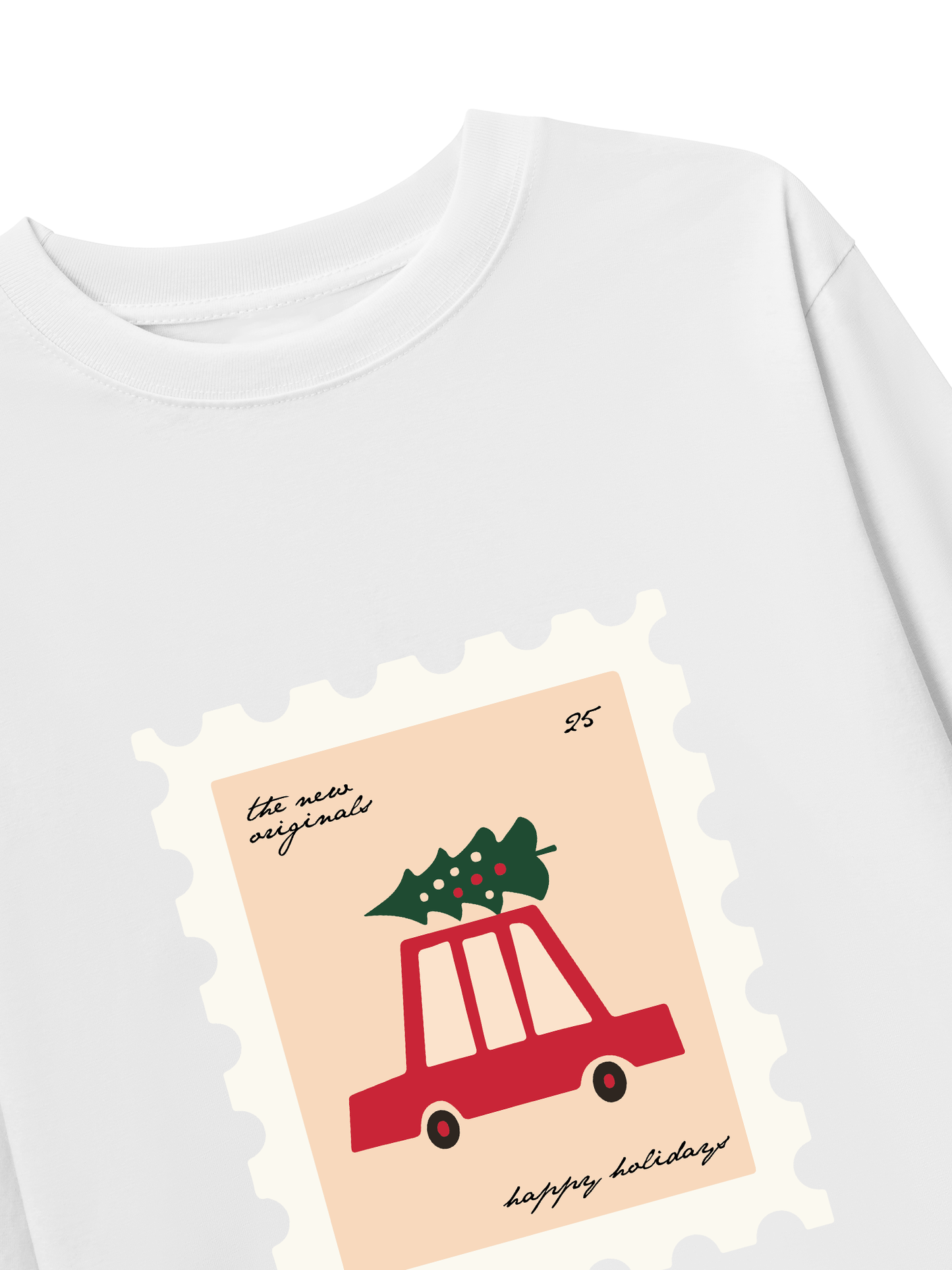 Áo Thun Dài Tay Happy Holidays