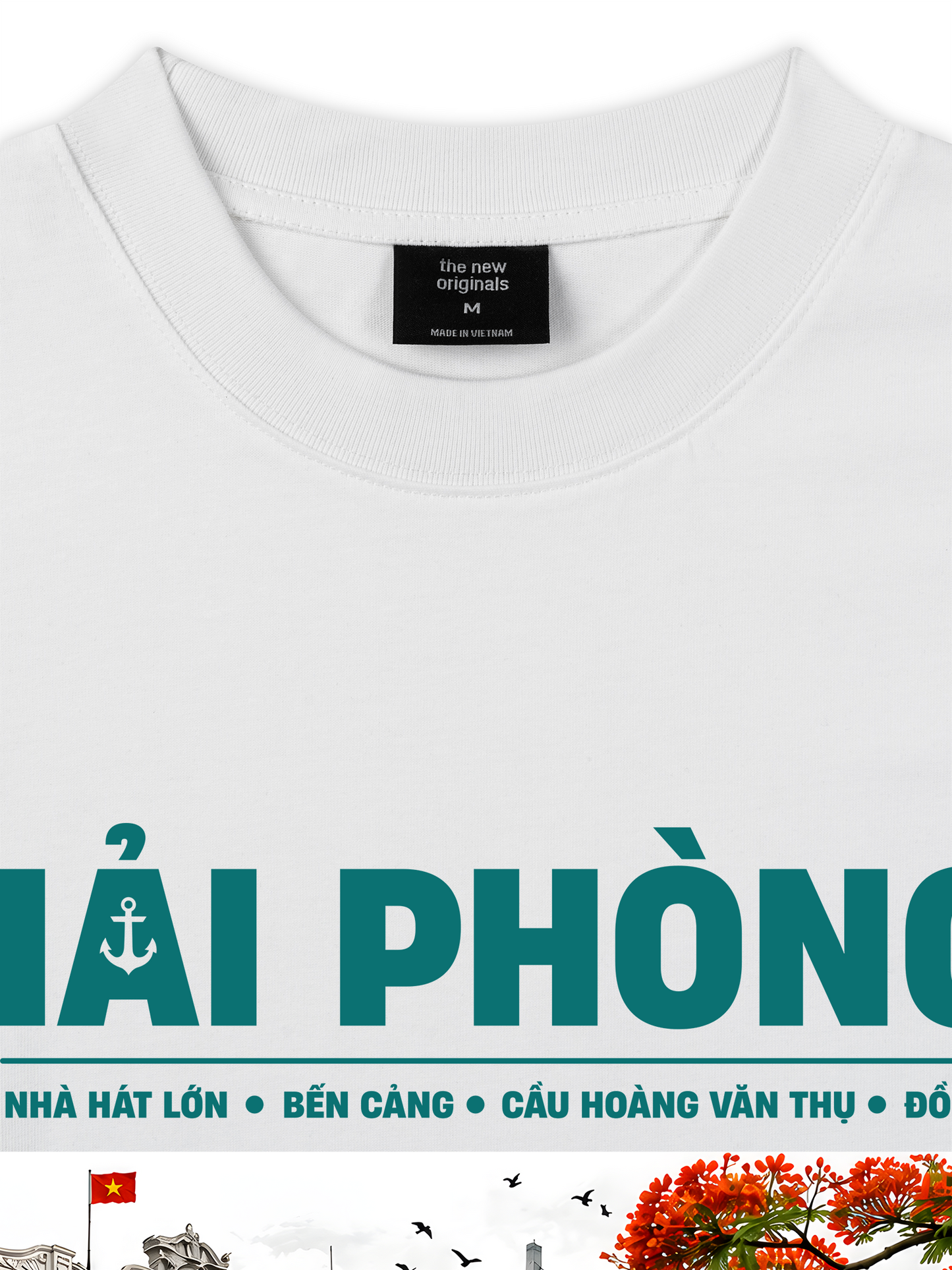 Áo Thun Relaxed Fit Thành Phố Cảng