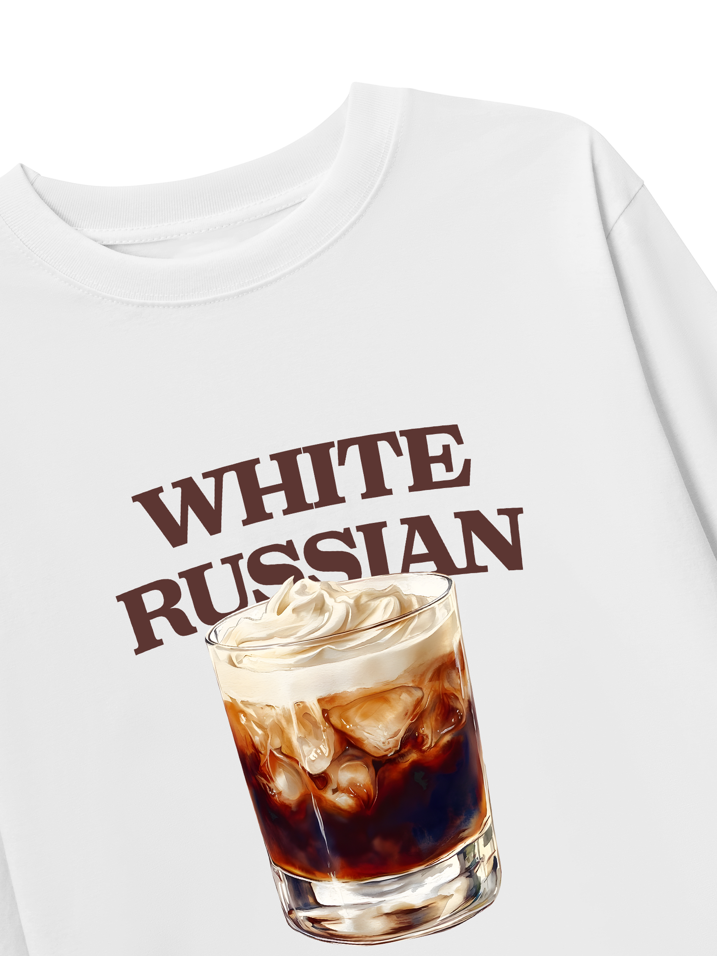 Áo Thun Dài Tay Fresh White Russian