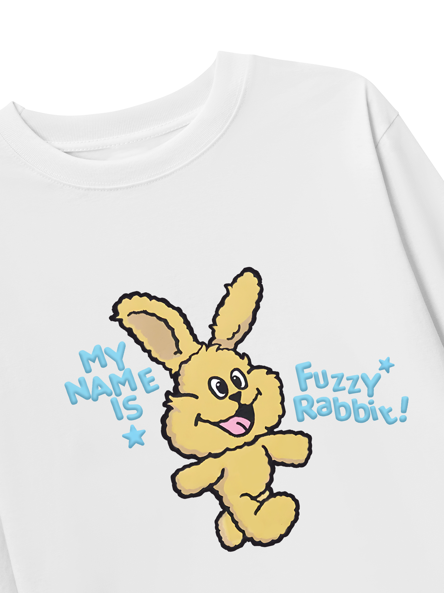 Áo Thun Dài Tay My Name Is Fuzzy Rabbit