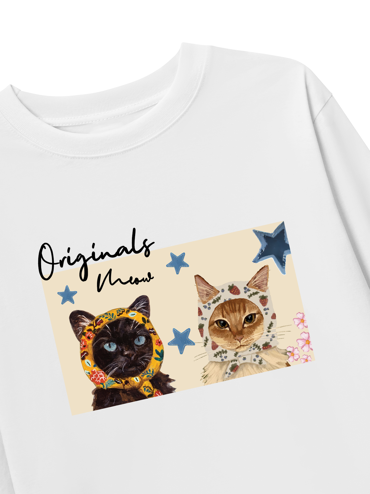 Áo Thun Dài Tay Originals Meow