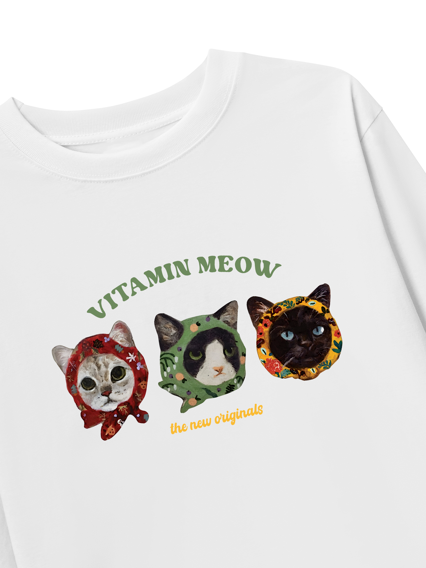 Áo Thun Dài Tay Vitamin Meow