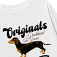 Áo Thun Dài Tay Retro Dachshund