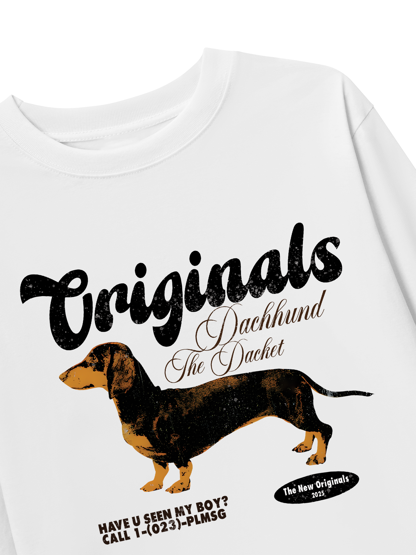 Áo Thun Dài Tay Retro Dachshund