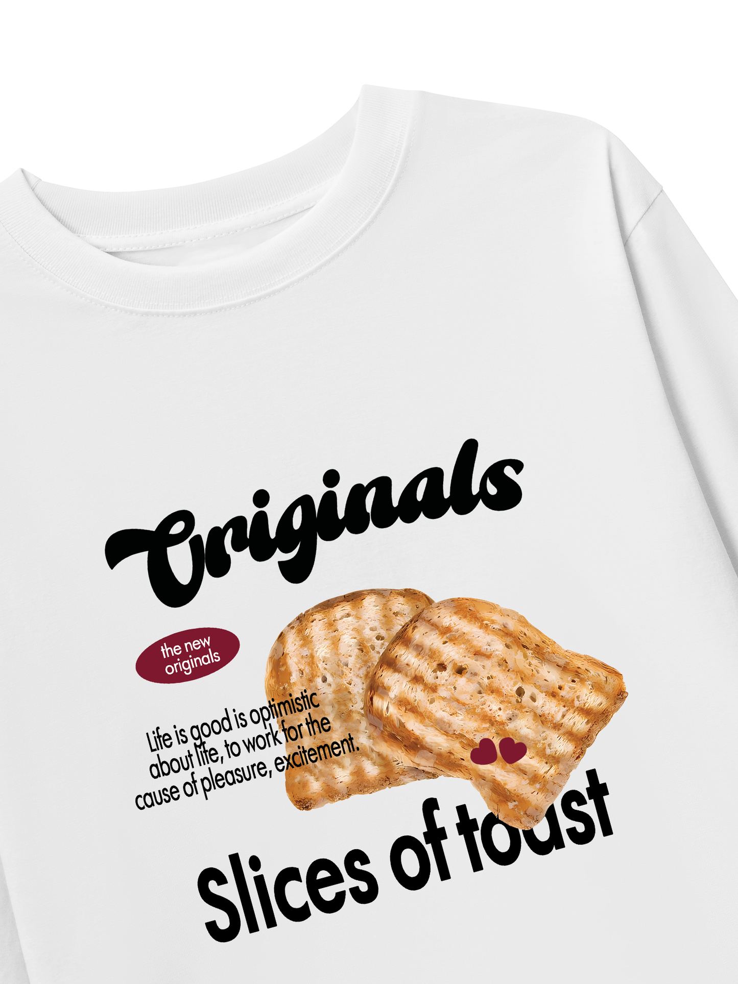 Áo Thun Dài Tay Sweet Passtry Slices Off Toast