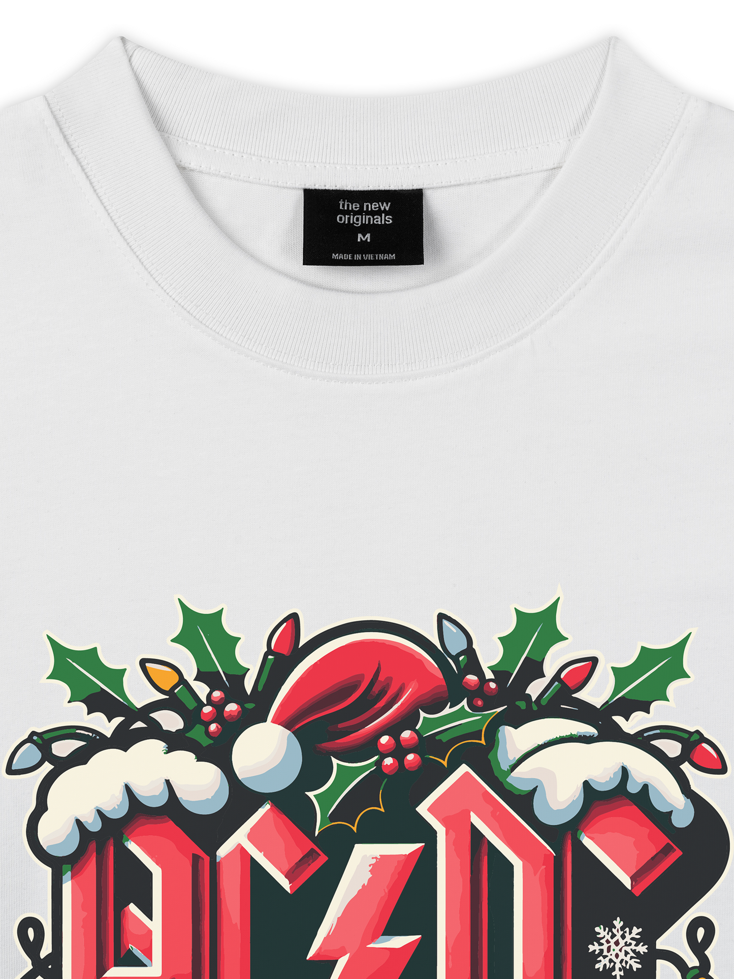 Áo Thun Relaxed Fit Music Rock AC DC Christmas Sign