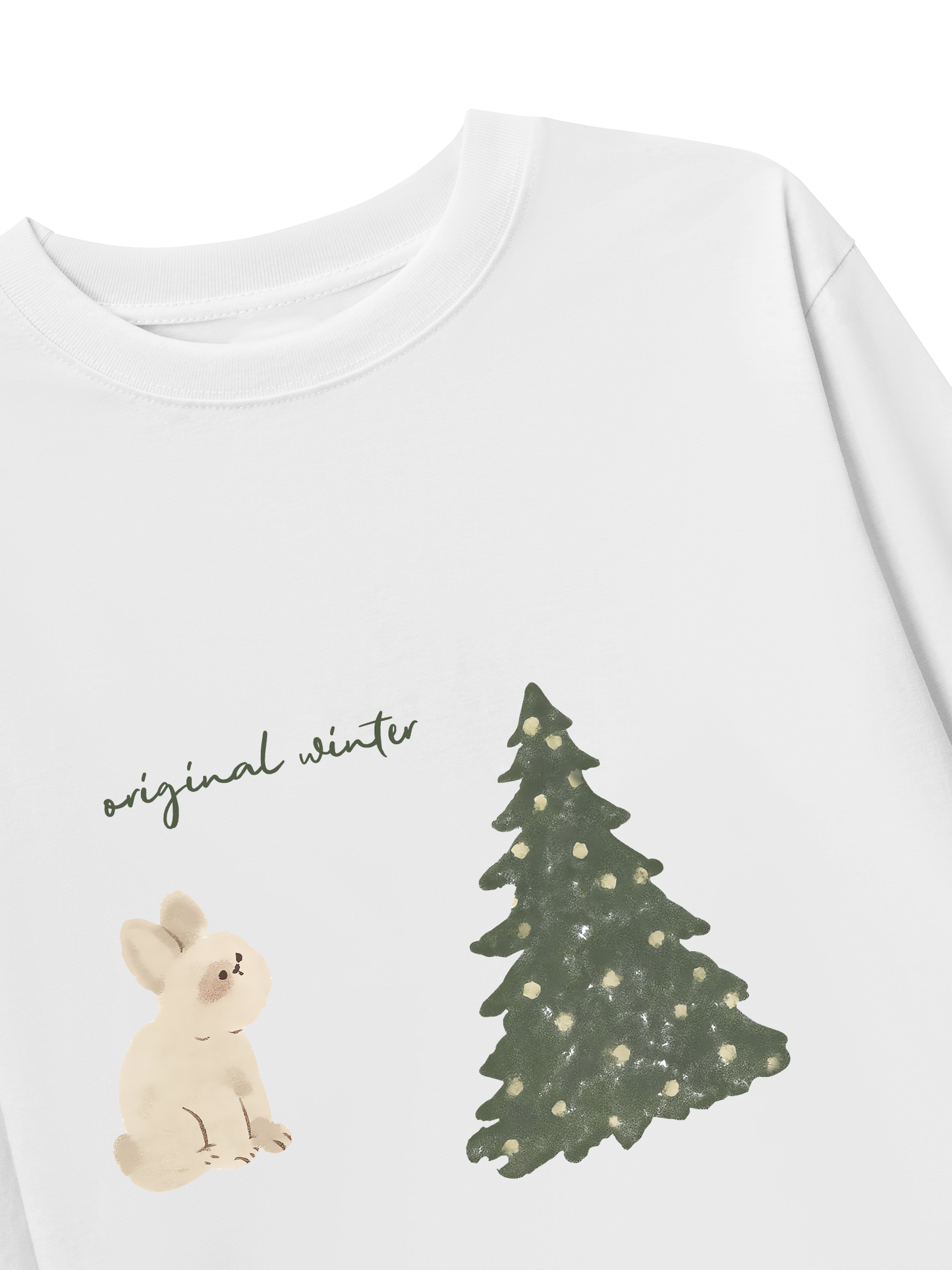 Áo Thun Dài Tay Winter Bunny Xmas