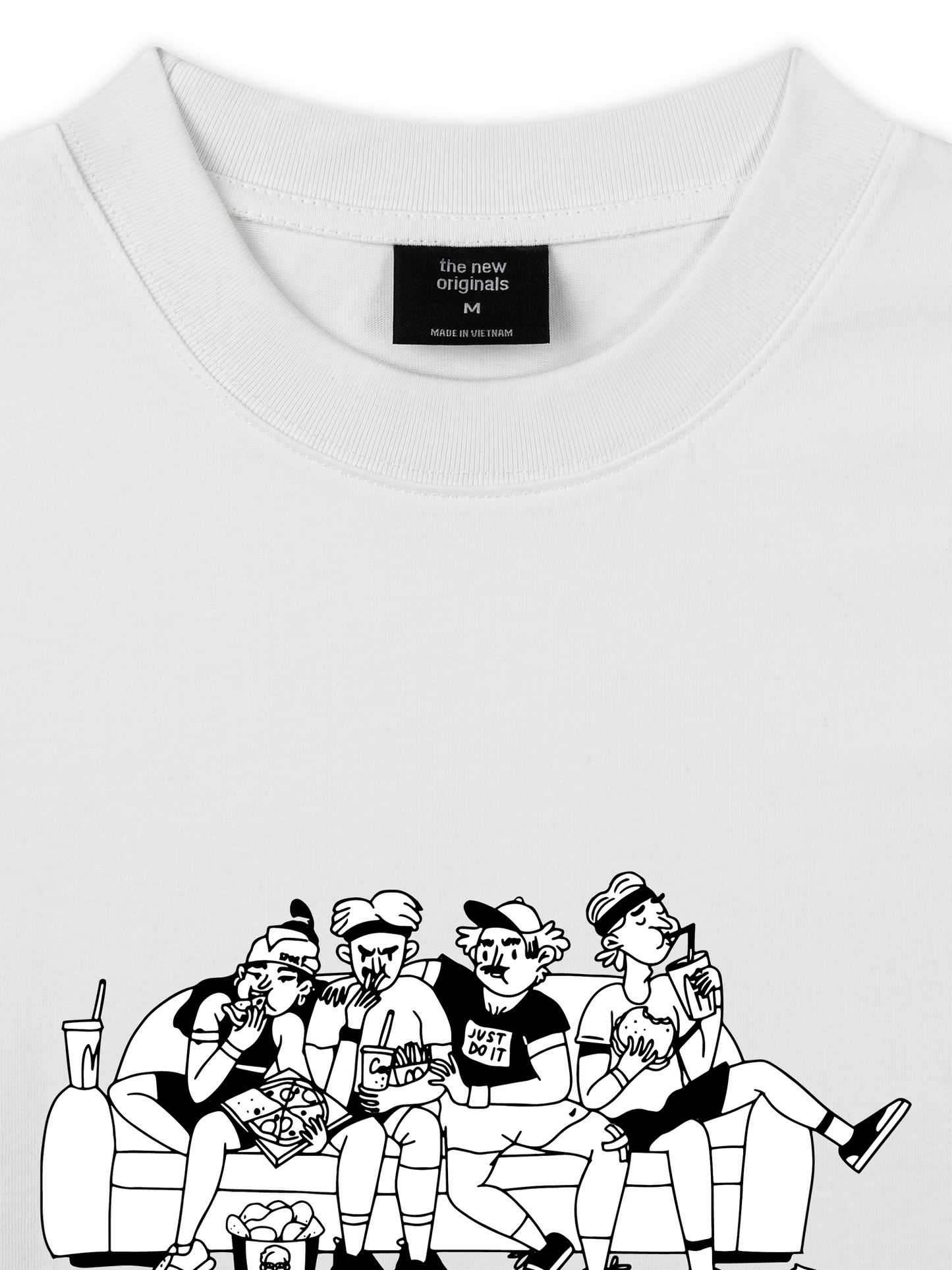 Áo Thun Relaxed Fit Lazy Morning Running Club