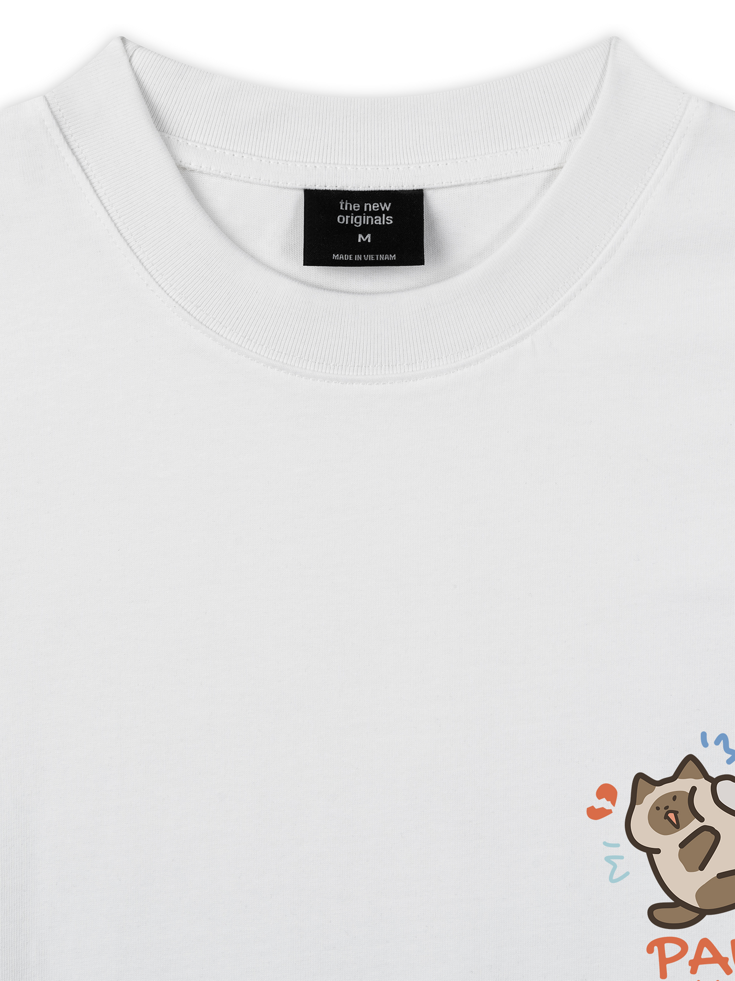 Áo Thun Relaxed Fit Paws Luv Cat Couple
