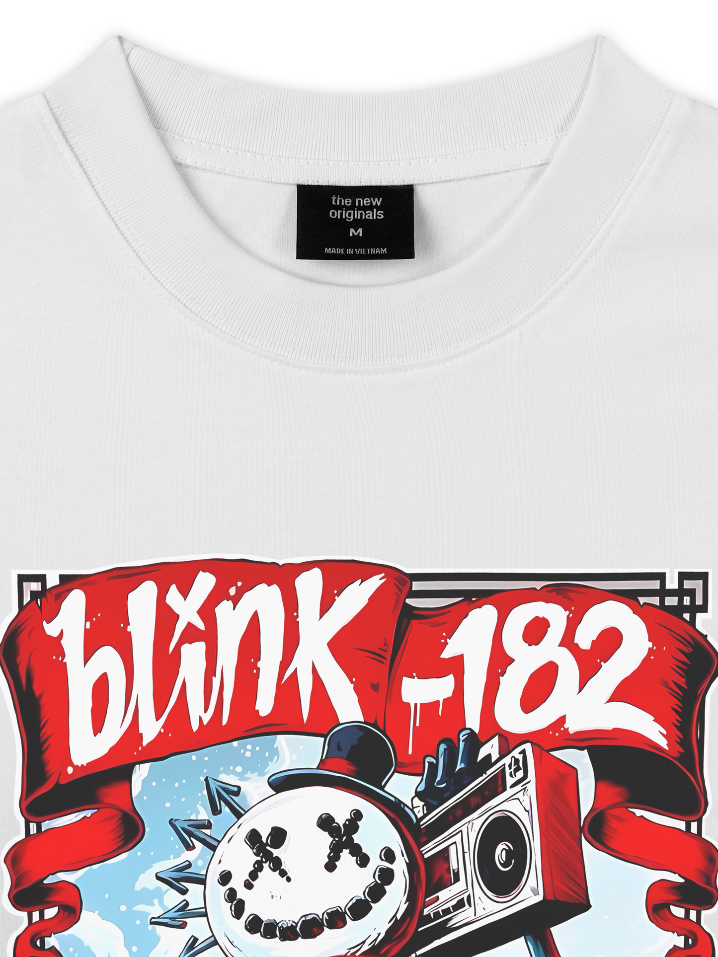 Áo Thun Relaxed Fit Blink 182 Merry Xmas