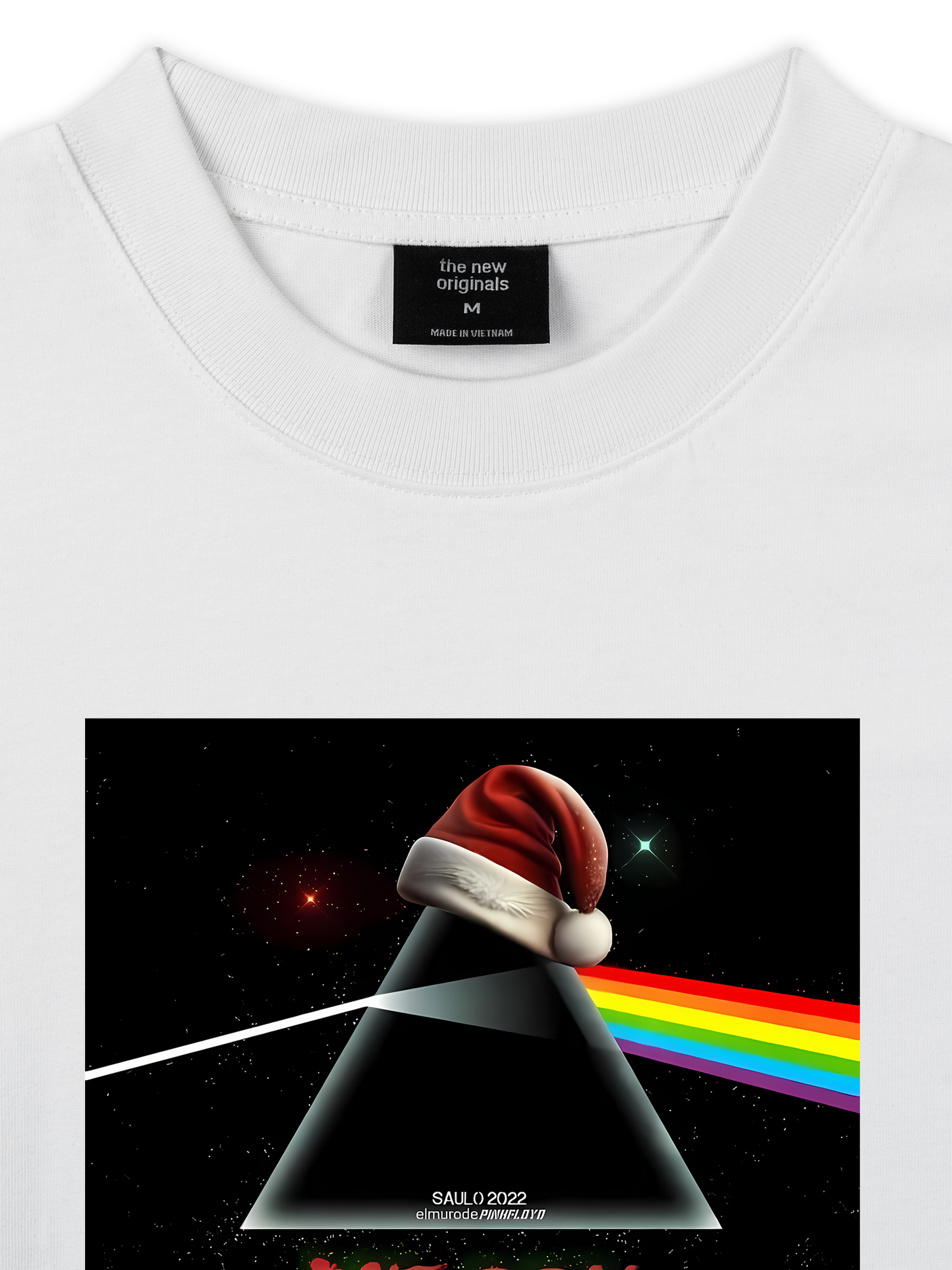 Áo Thun Relaxed Fit Pink Floyd Merry Christmas