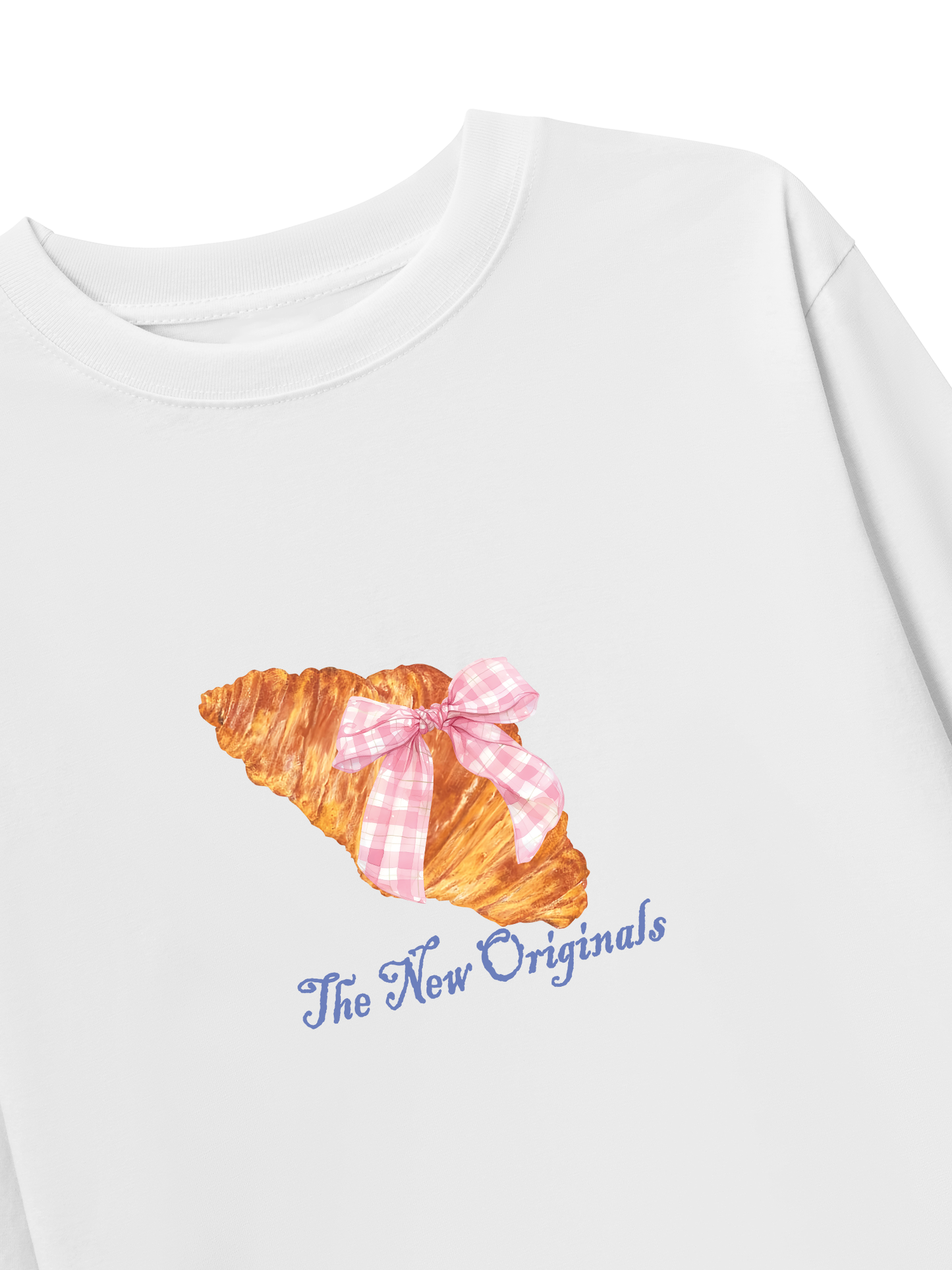 Áo Thun Dài Tay Go Get A Croissant