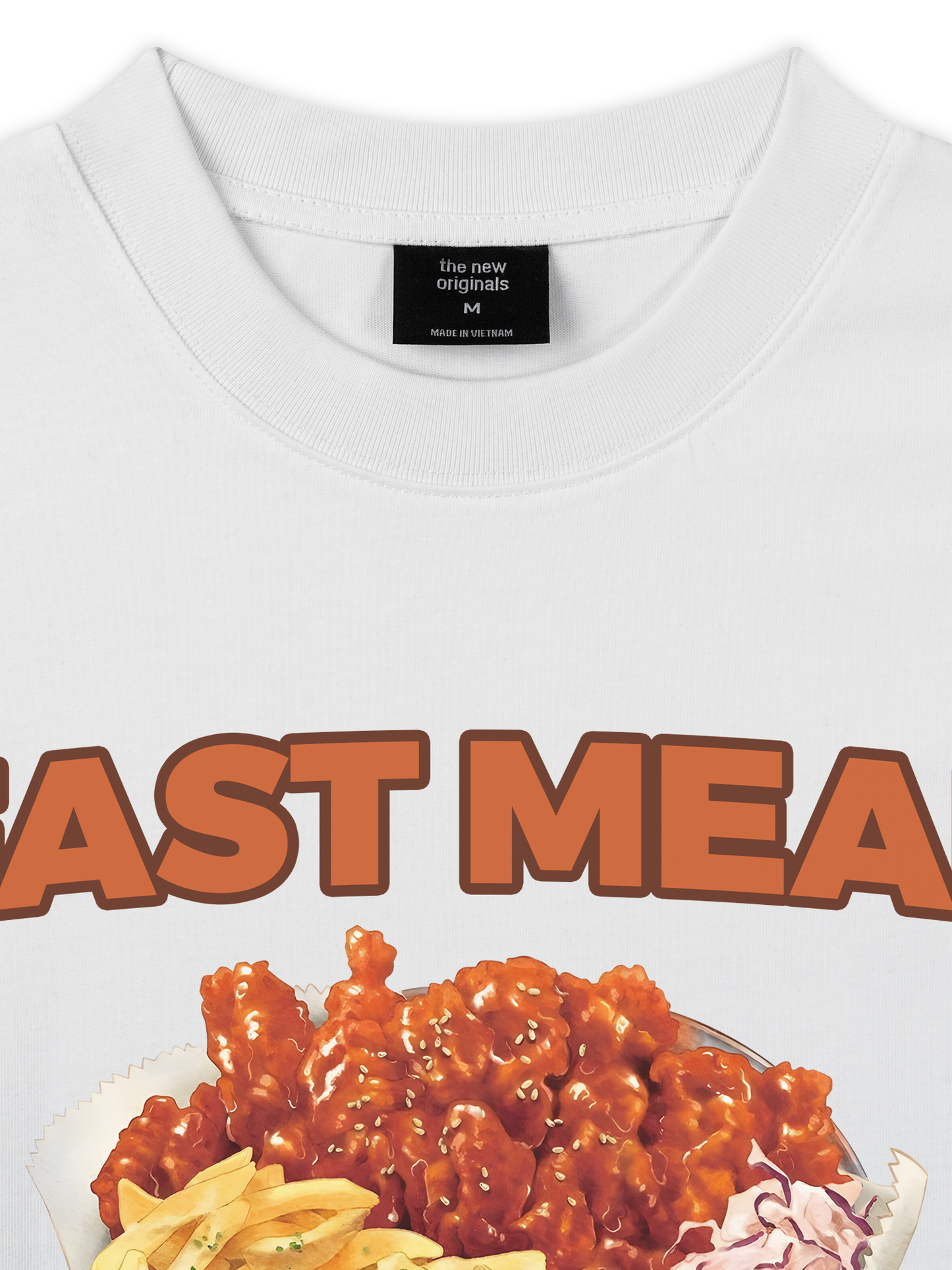 Áo Thun Relaxed Fit Foody Fast Meal