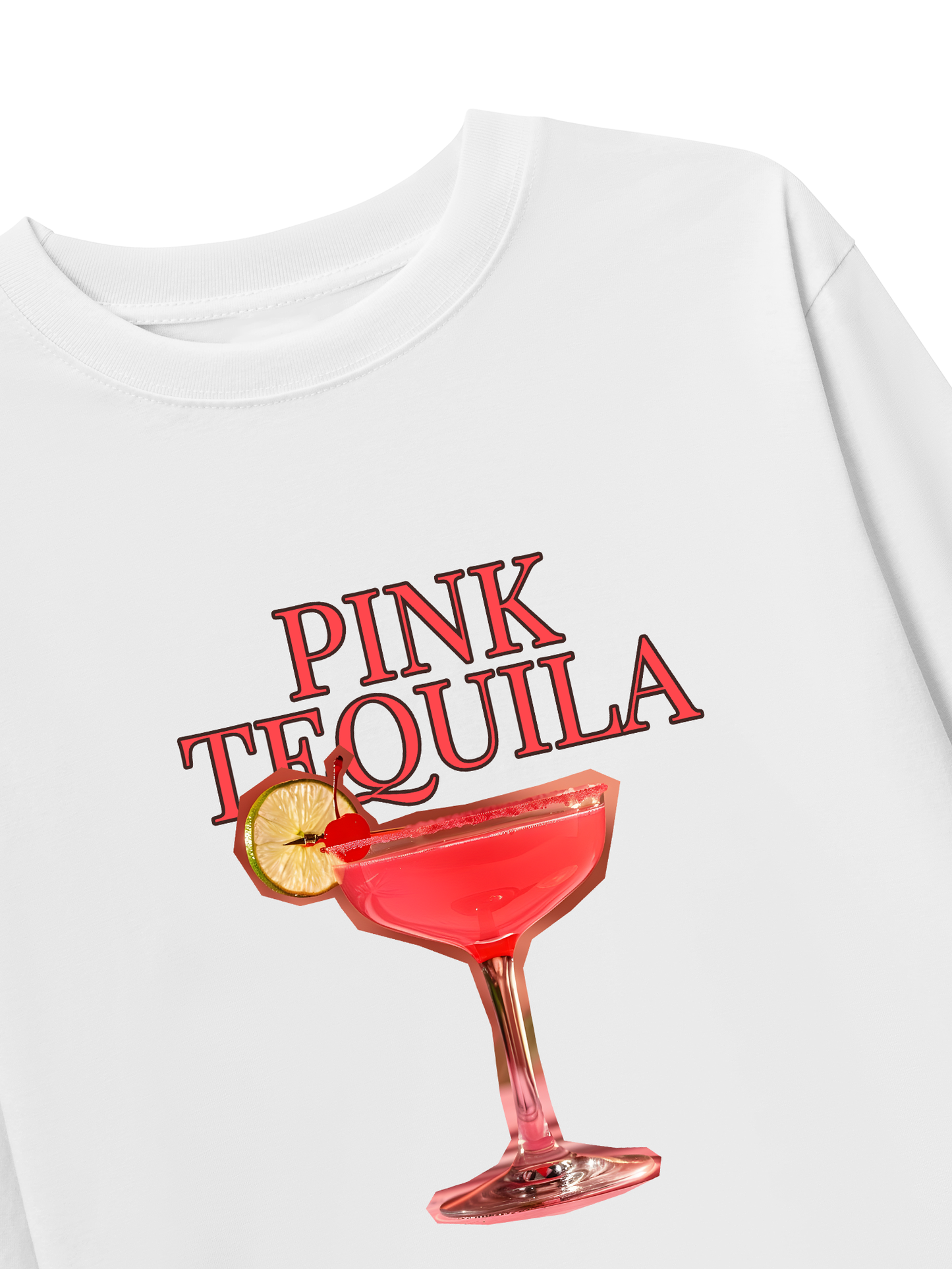 Áo Thun Dài Tay Fresh Pink Tequila