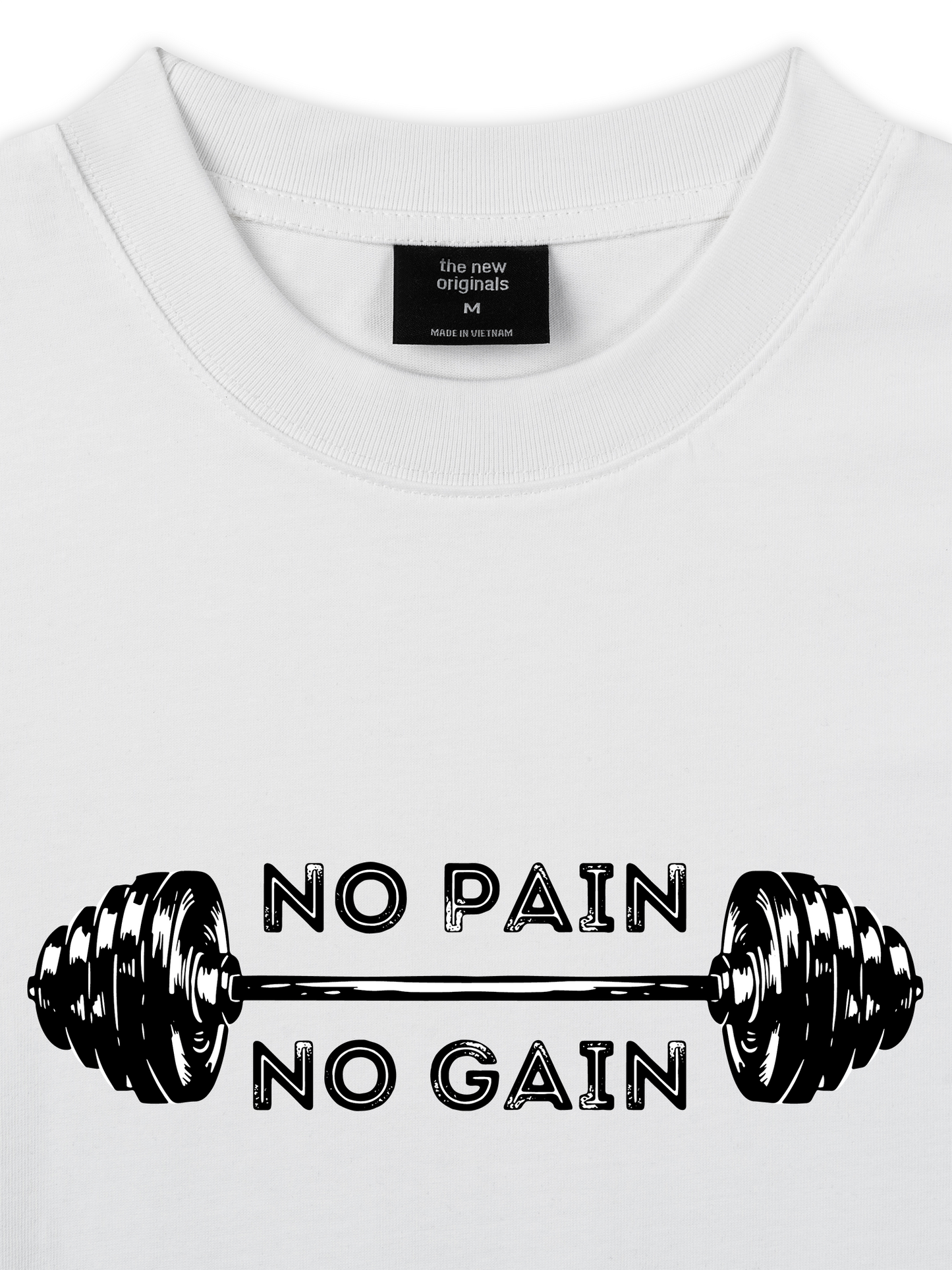 Áo Thun Relaxed Fit No Pain No Gain