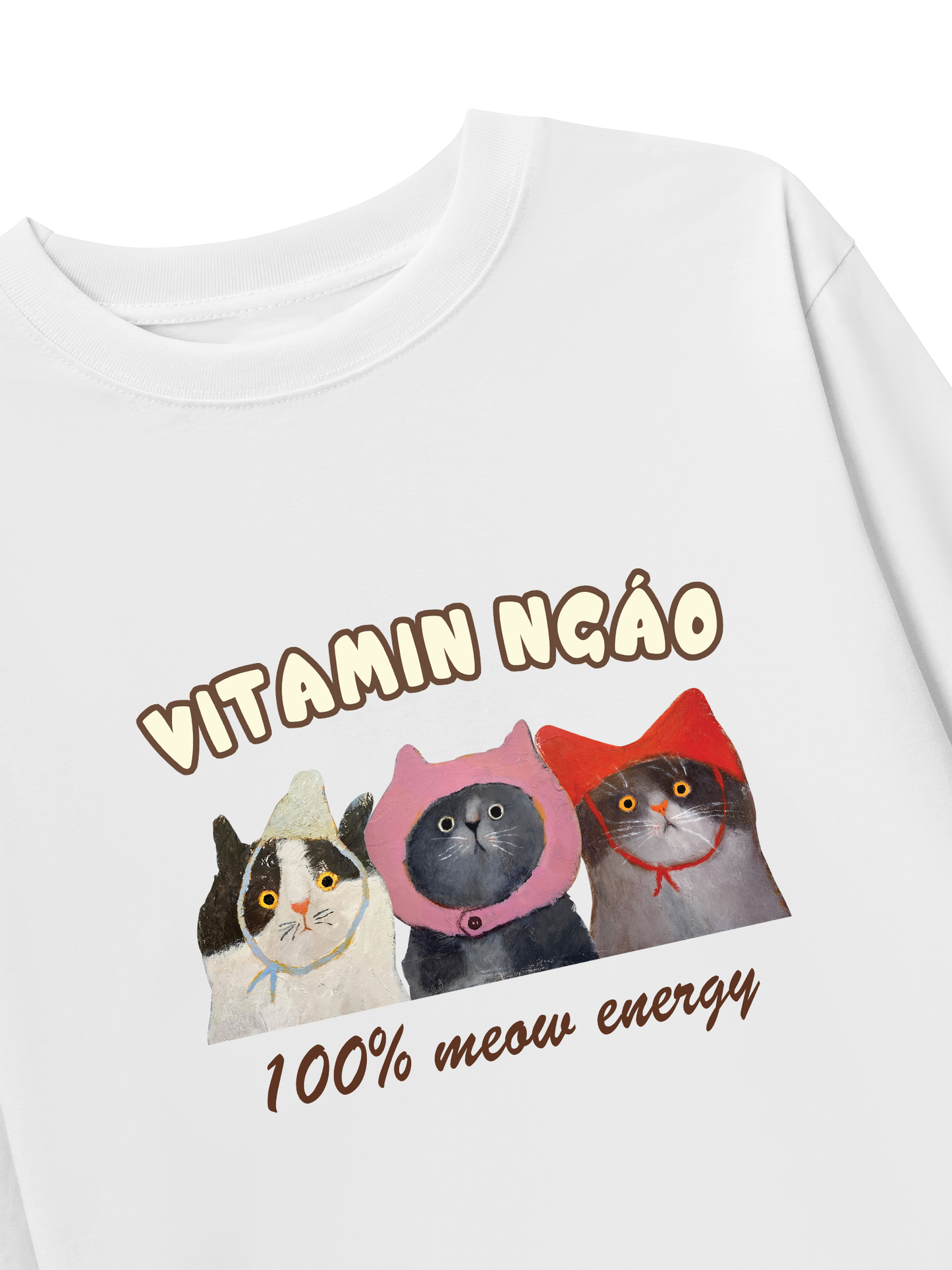 Áo Thun Dài Tay Vitamin Ngáo