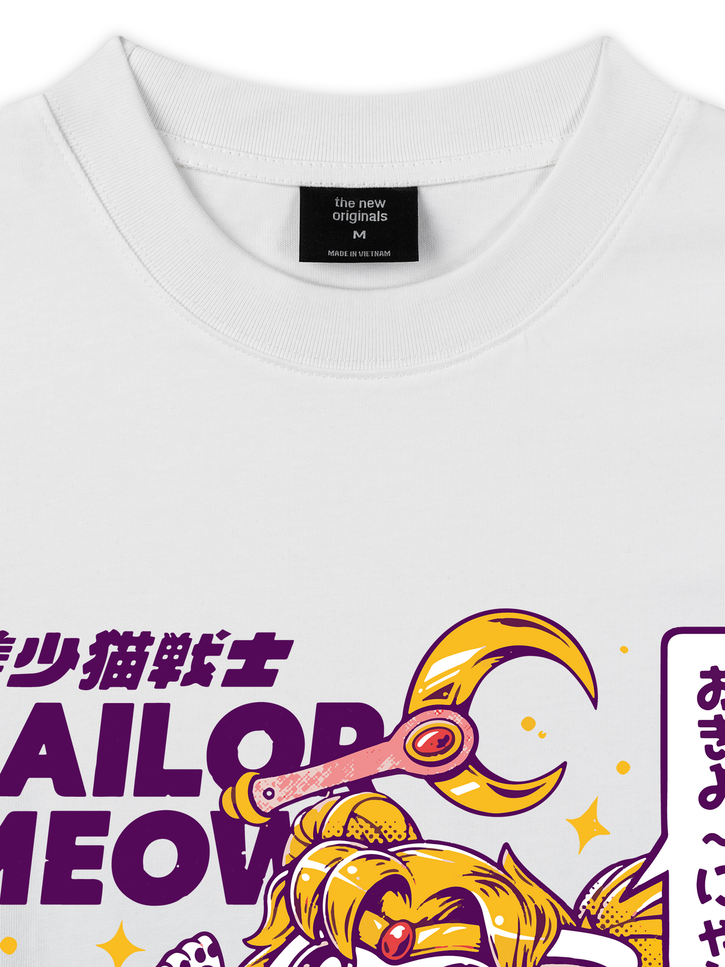 Áo Thun Relaxed Fit Sailor Meow