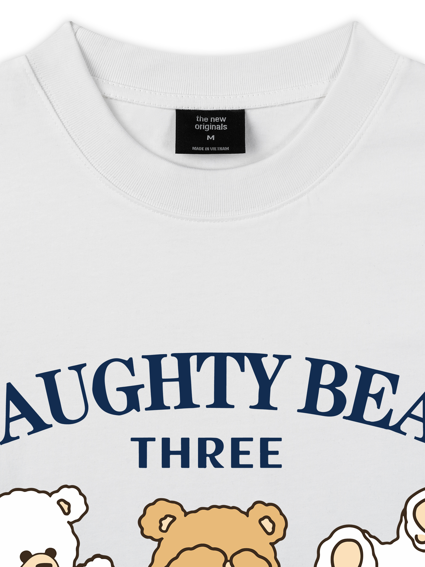 Áo Thun Relaxed Fit Naughty Bear Three