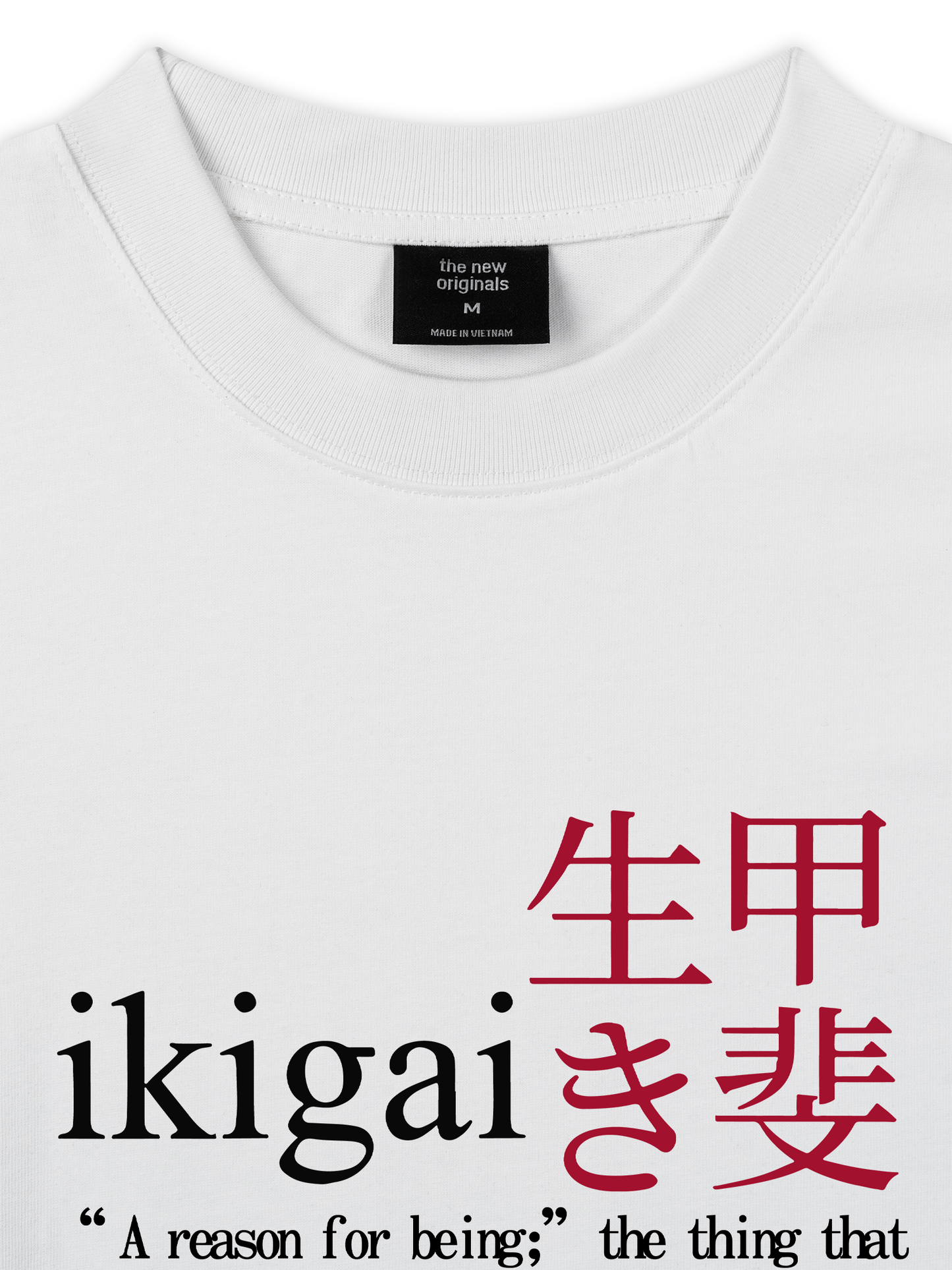 Áo Thun Relaxed Fit Ikigai A Reason For Being
