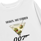 Áo Thun Dài Tay Shaken, not Stirred