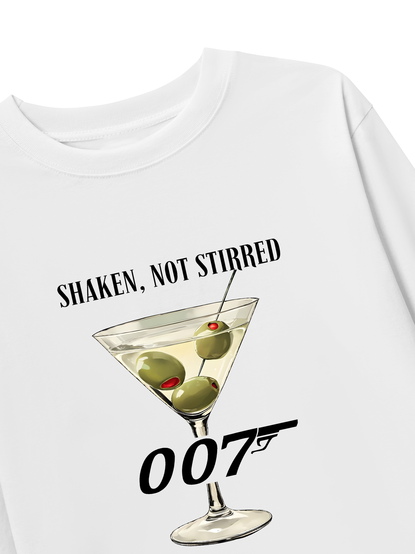 Áo Thun Dài Tay Shaken, not Stirred