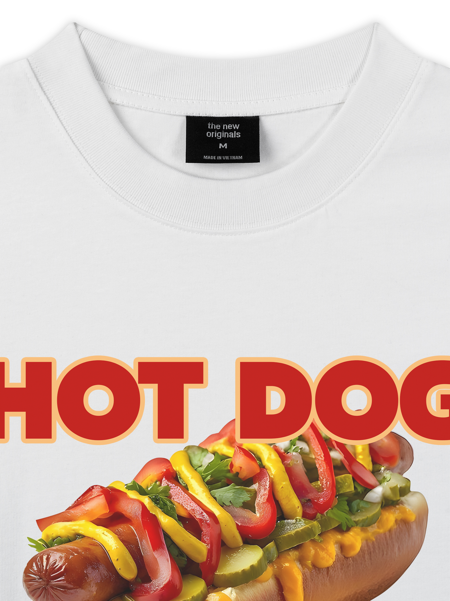 Áo Thun Relaxed Fit Foody Hot Dog
