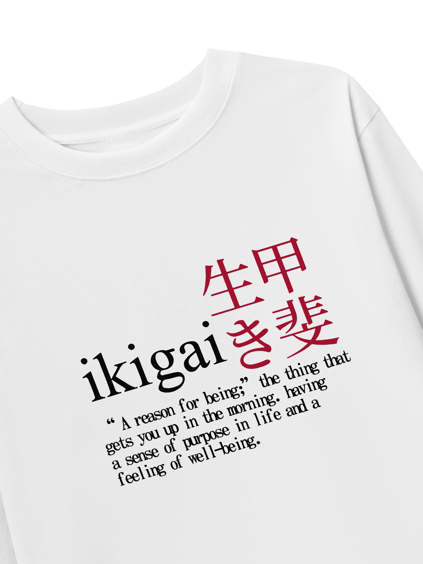 Áo Thun Dài Tay Ikigai A Reason For Being