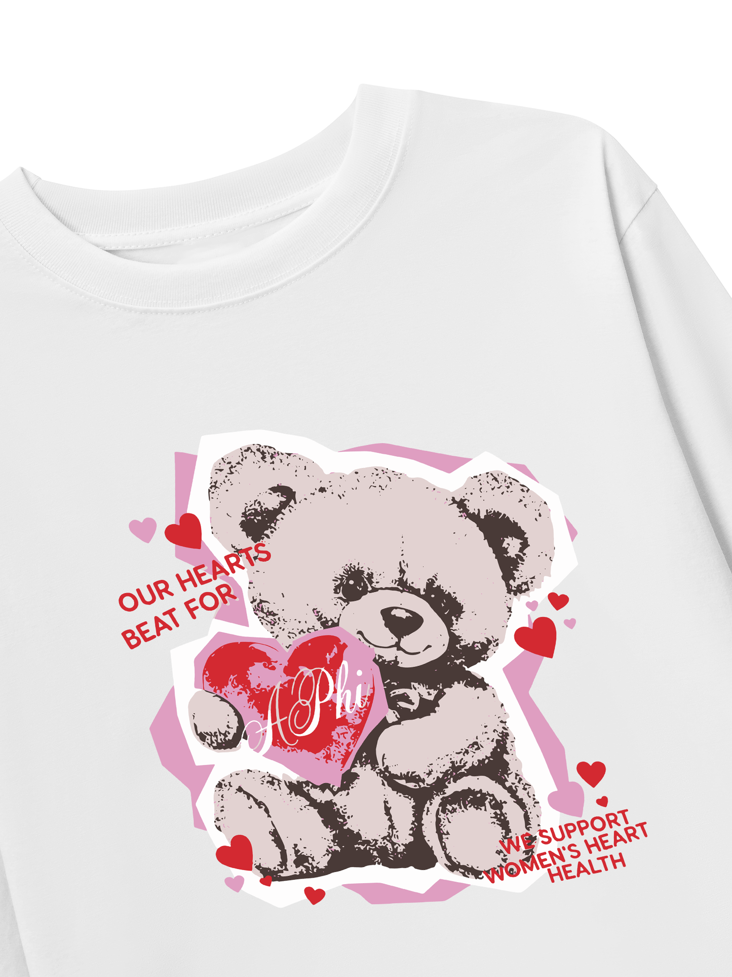 Áo Thun Dài Tay Our Hearts Beat For