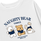 Áo Thun Dài Tay Naughty Bear Three