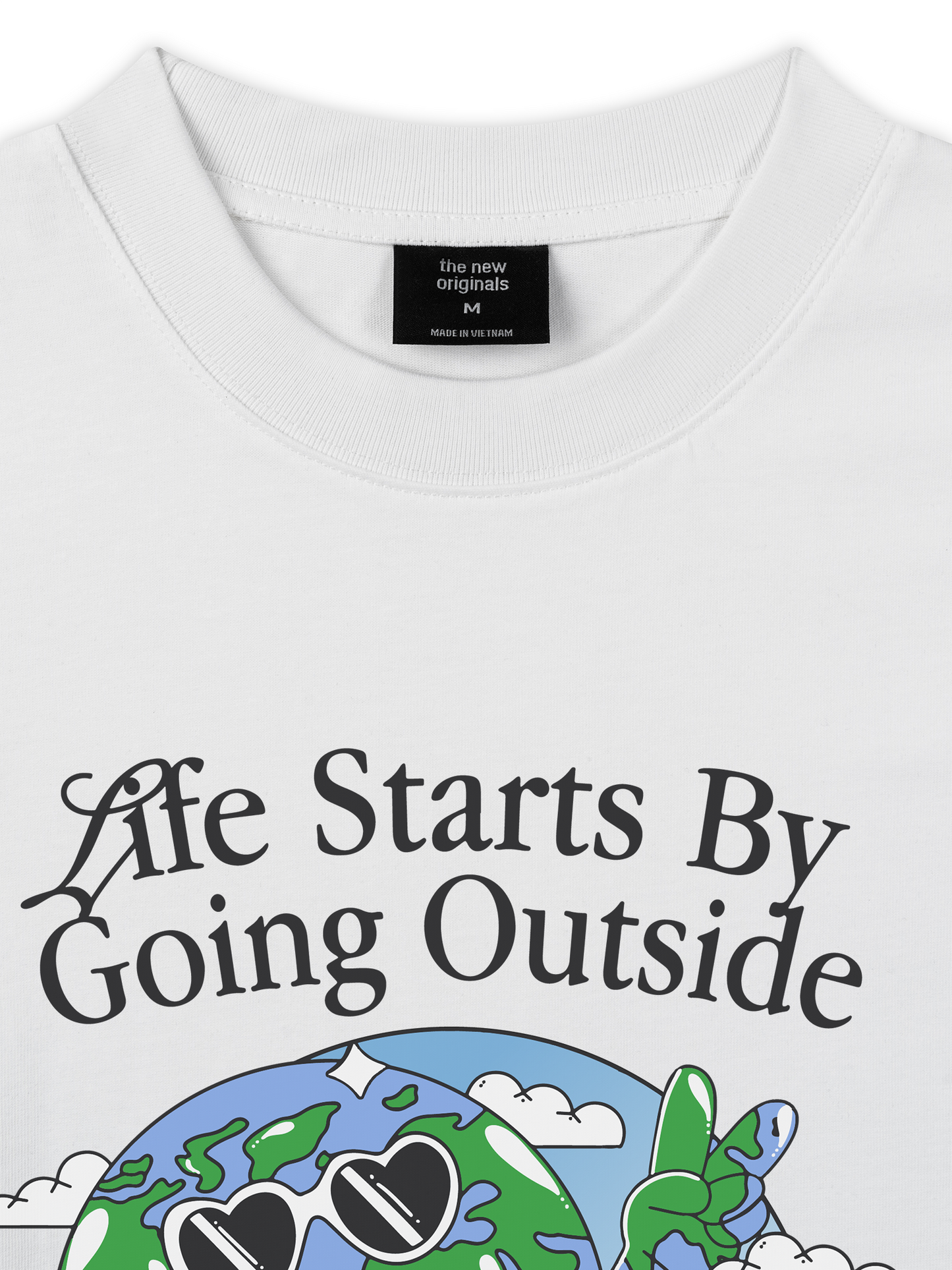 Áo Thun Relaxed Fit Be Bold Life Starts By Going Outside