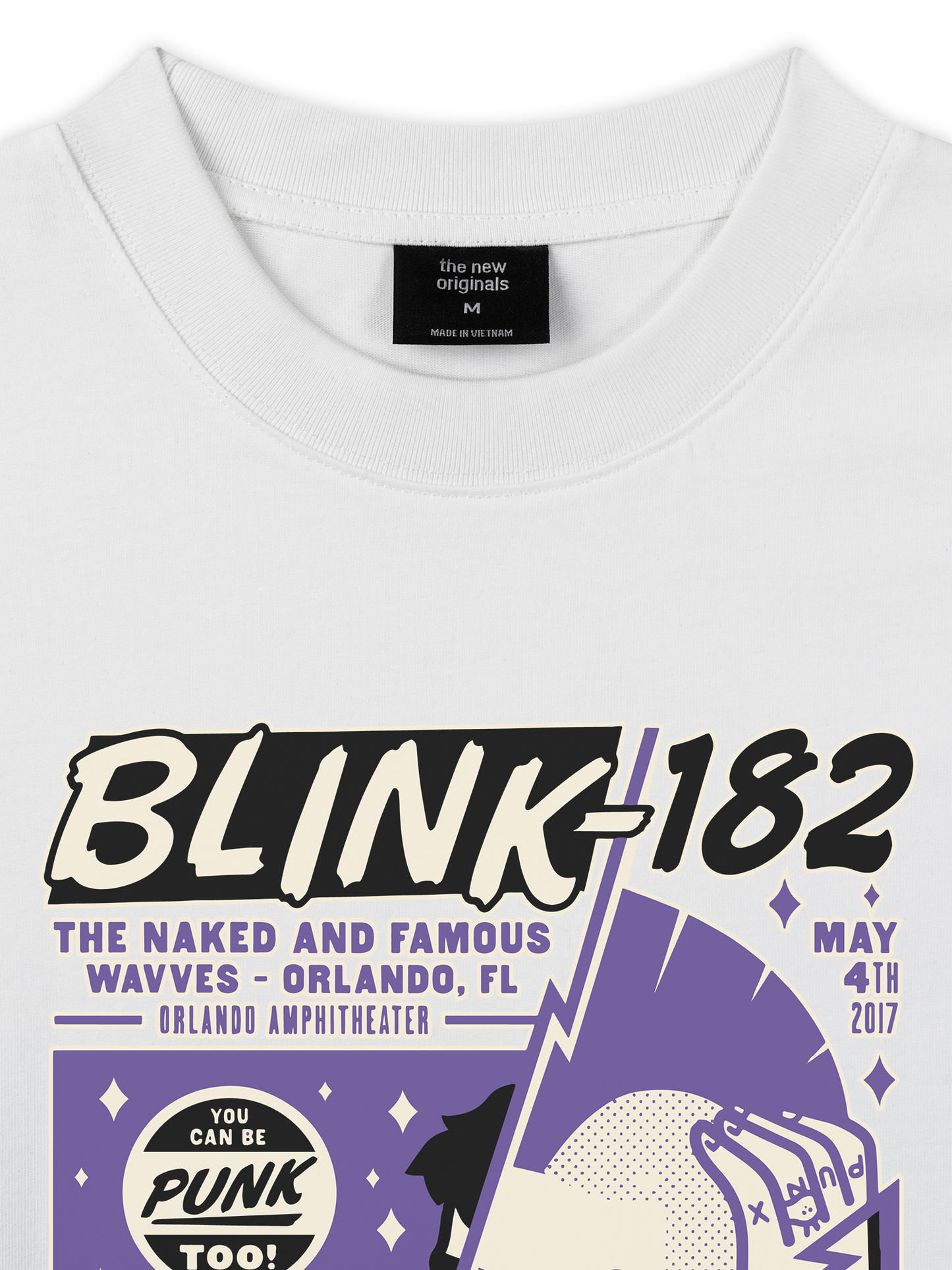 Áo Thun Relaxed Fit Blink 182 You Can be Punk Too