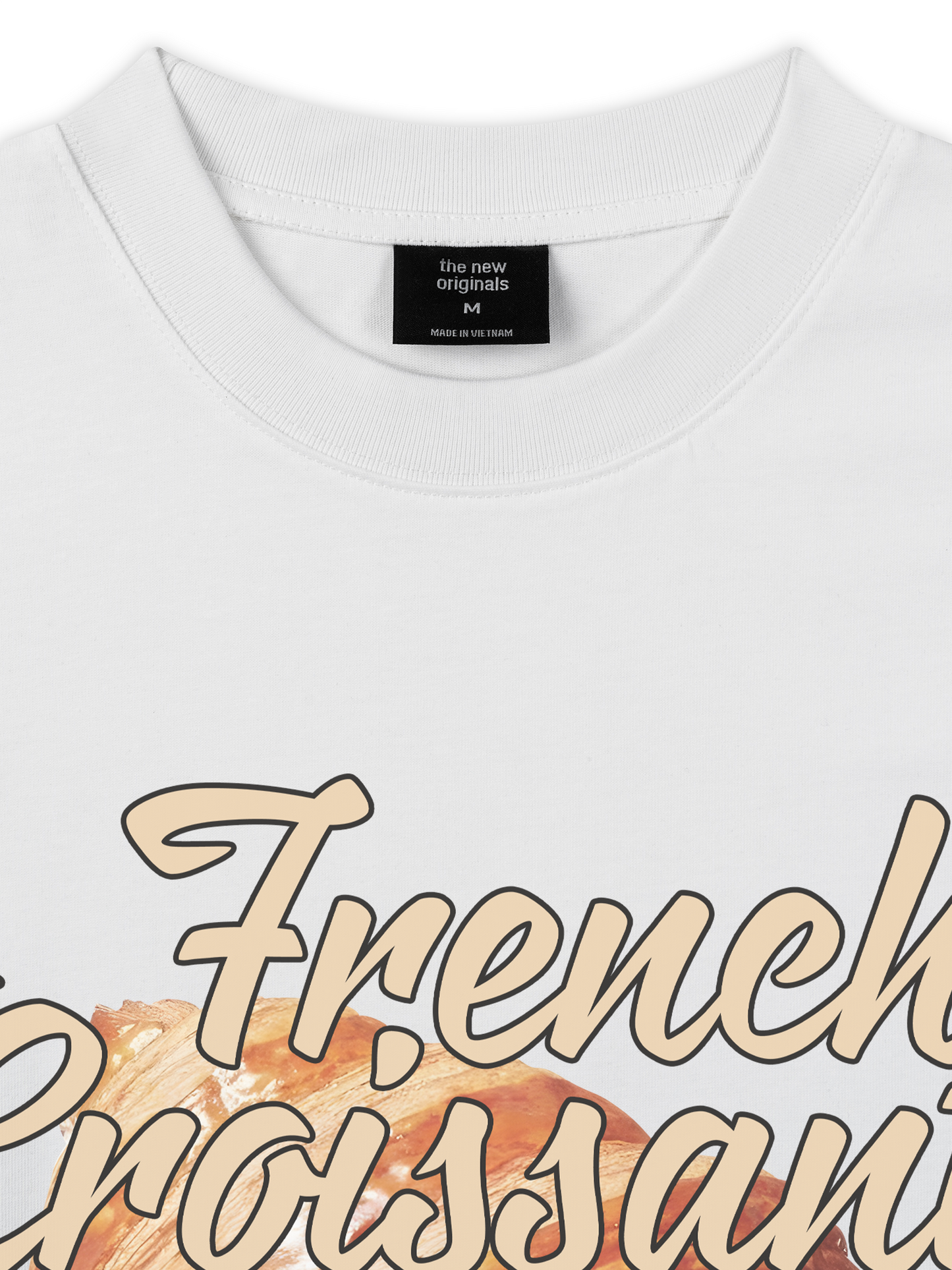 Áo Thun Relaxed Fit Foody French Croissant