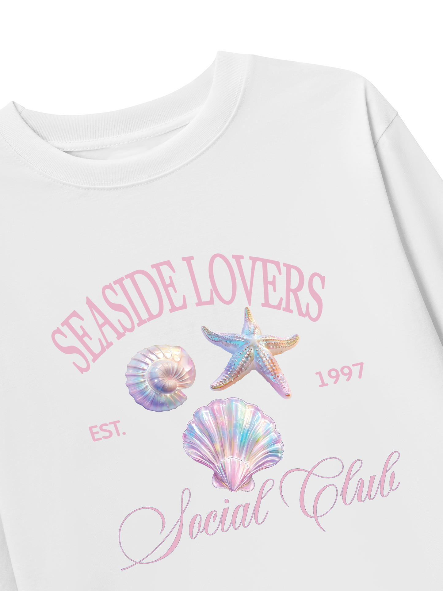 Áo Thun Dài Tay Ocean Hologram Seaside Lover