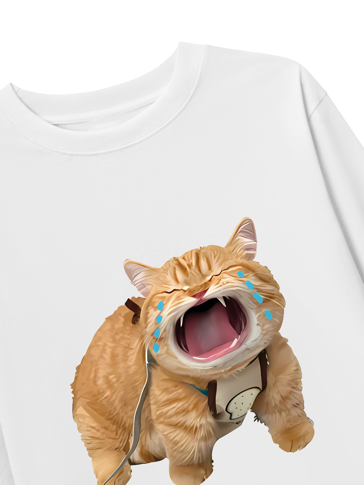 Áo Thun Dài Tay Animal Mood Funny Meow