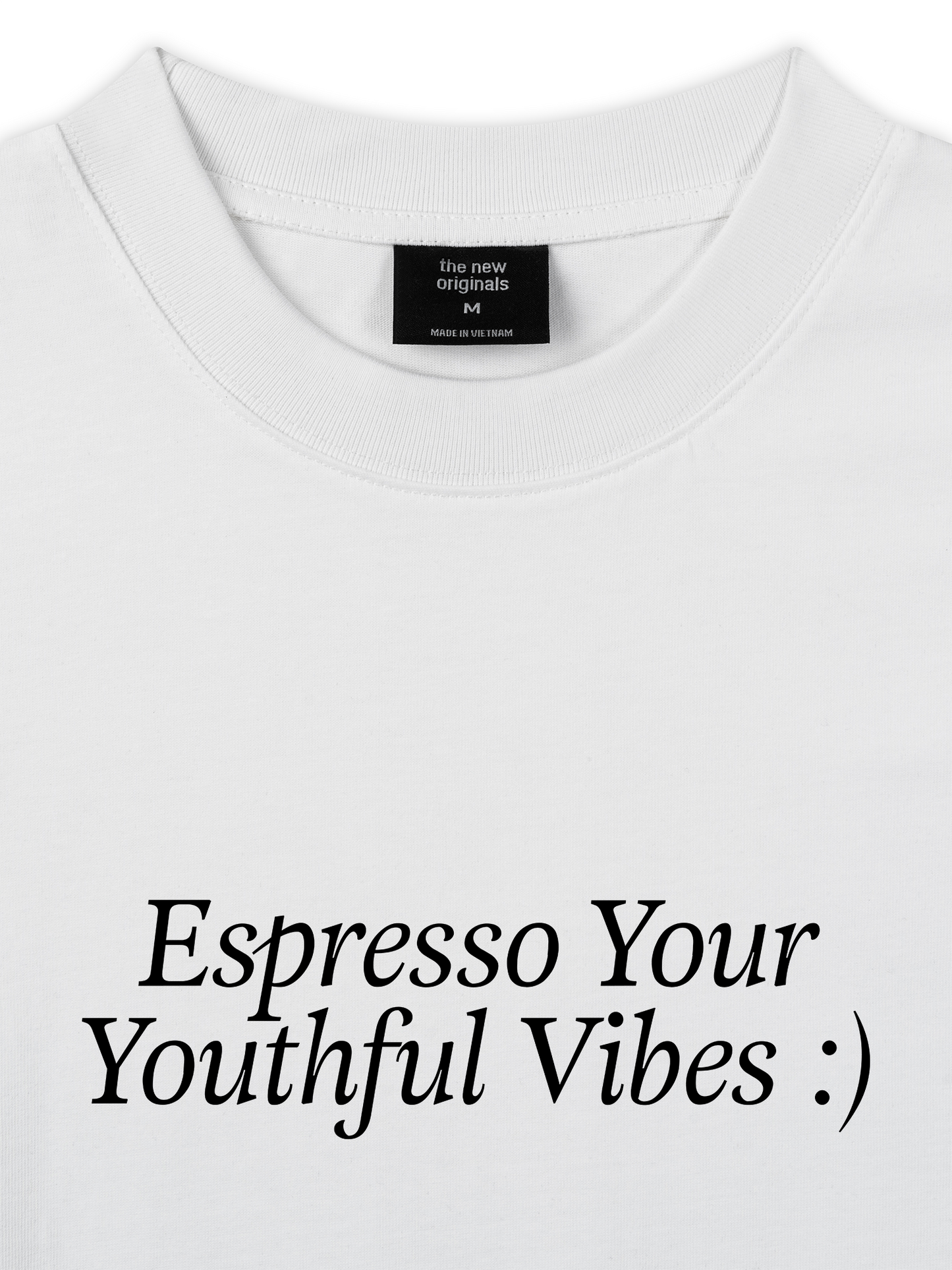 Áo Thun Relaxed Fit Espresso Your Youthful Vibes