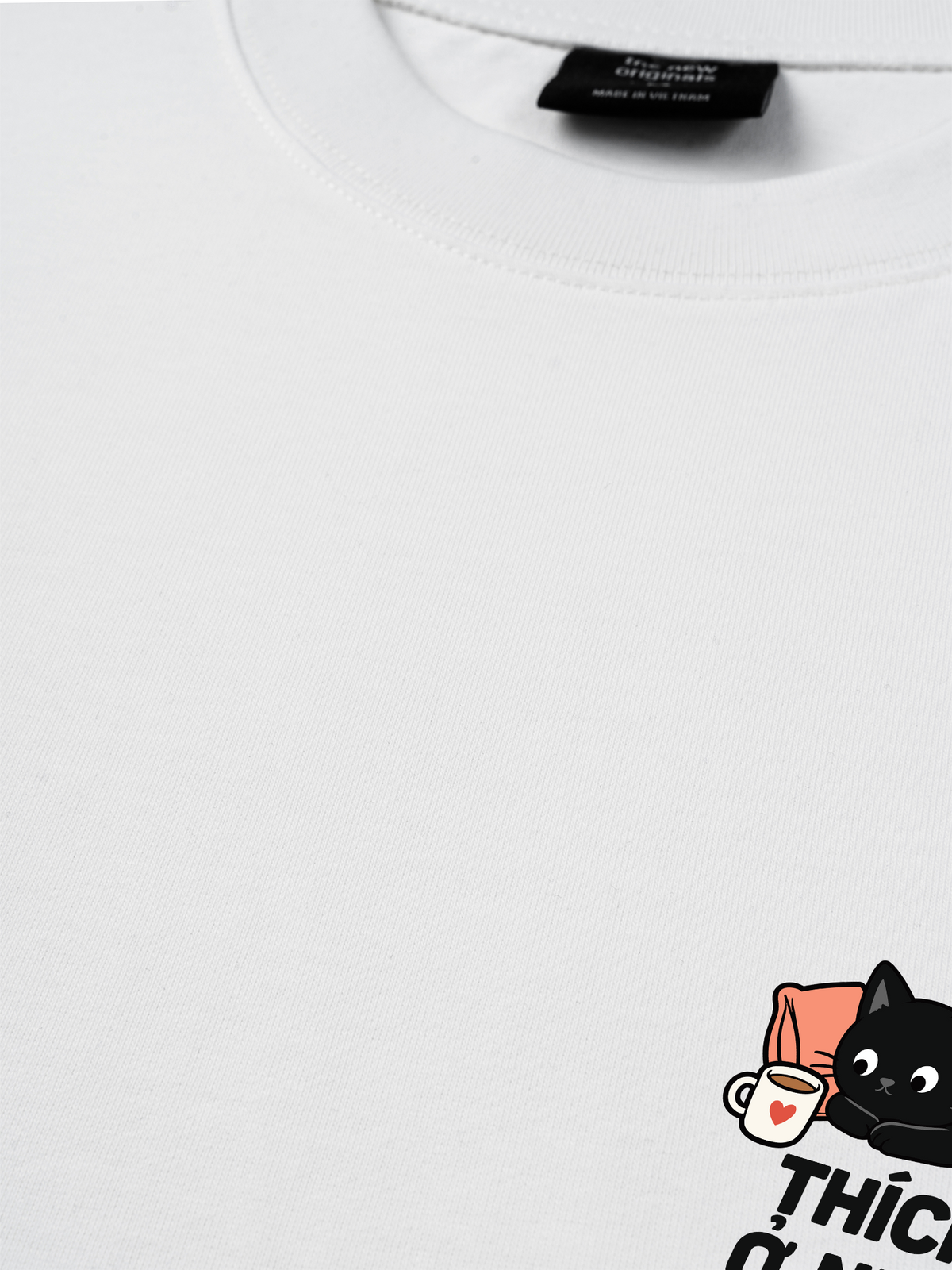 Áo Thun Relaxed Fit Thích Ở Nhà Cà Phê