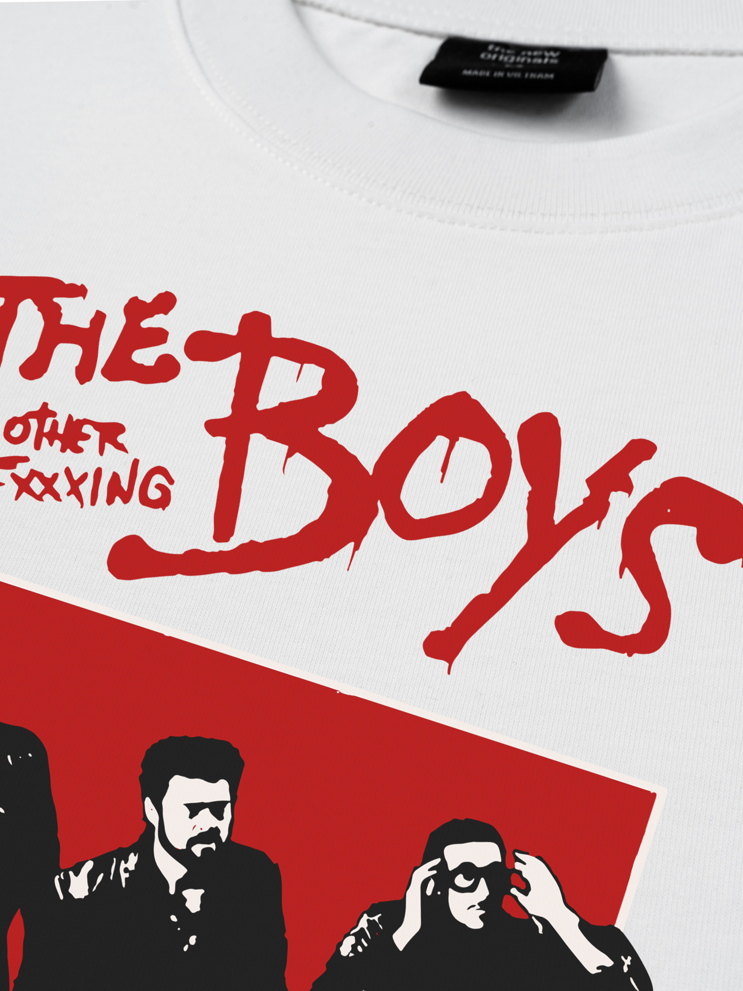 Áo Thun Relaxed Fit Movie The Boys Red Frame