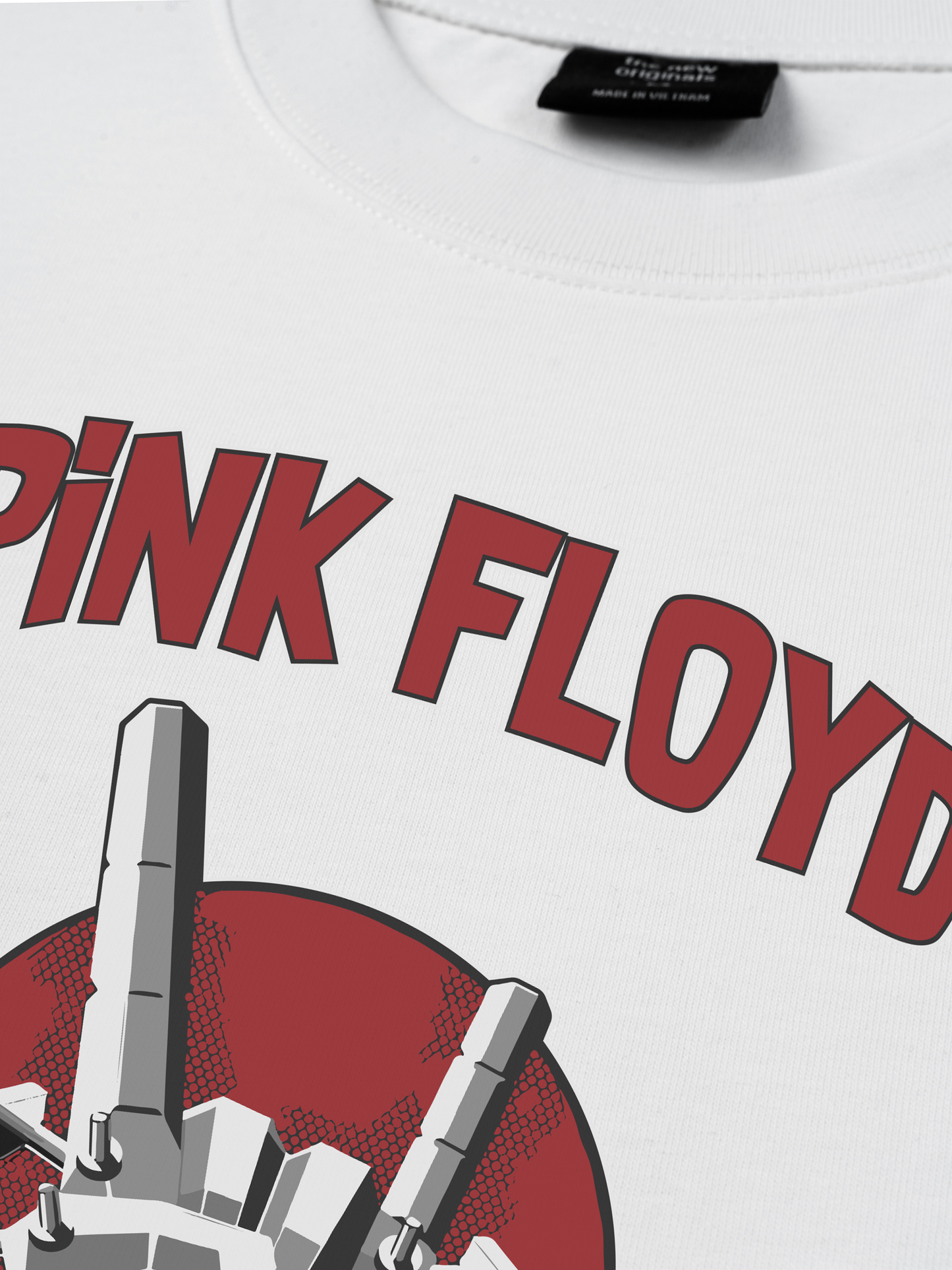 Áo Thun Relaxed Fit Pink Floyd Guitar