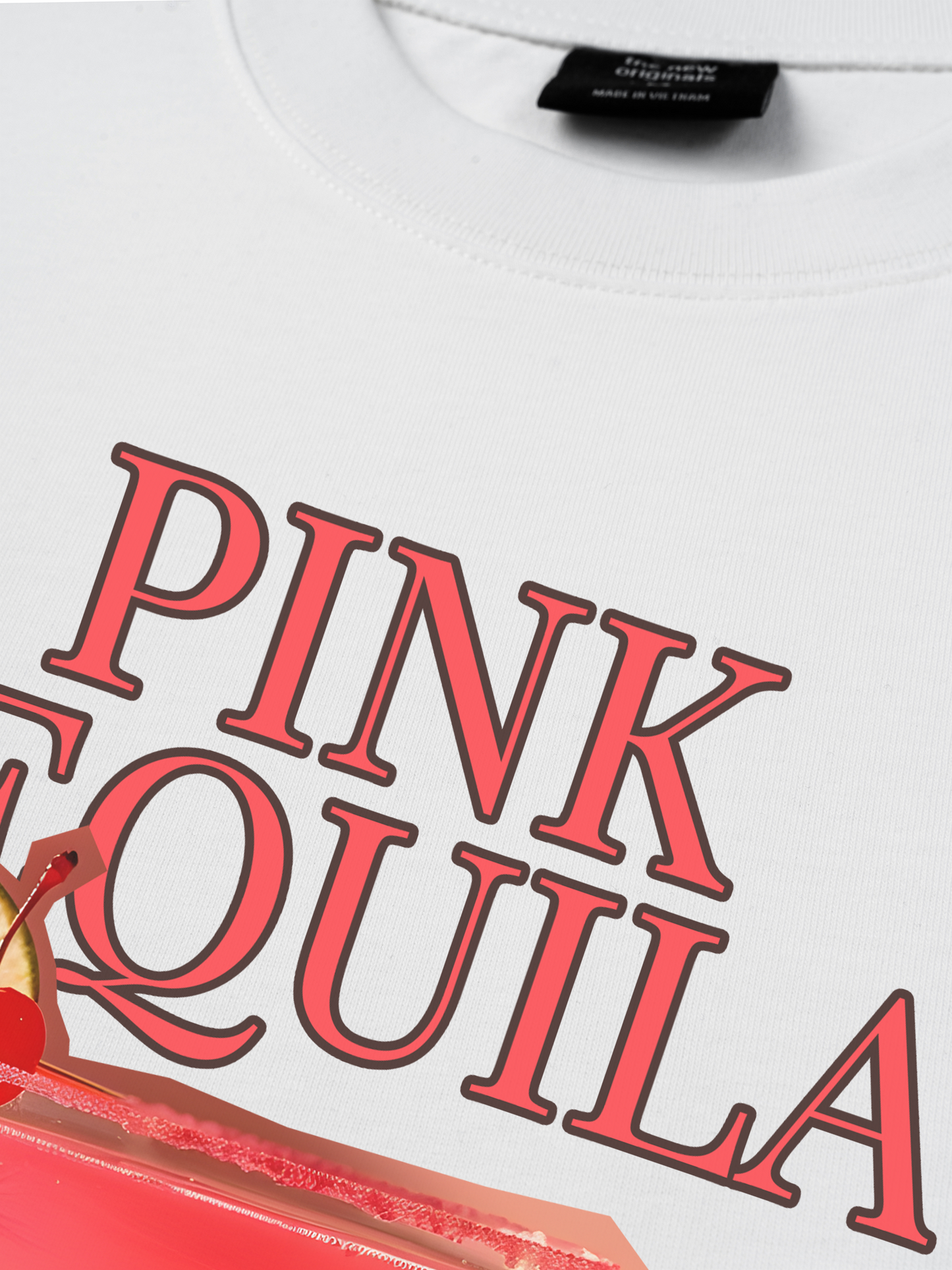 Áo Thun Relaxed Fit Fresh Pink Tequila