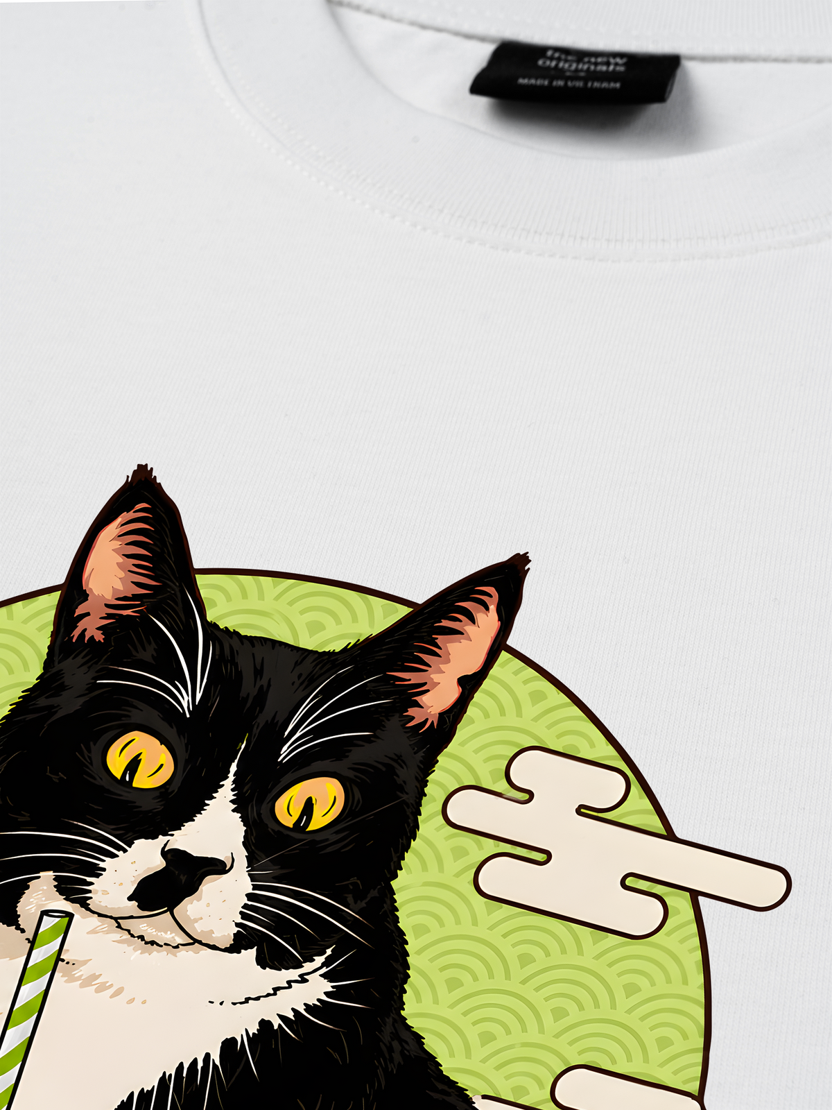 Áo Thun Relaxed Fit Matcha Mewz