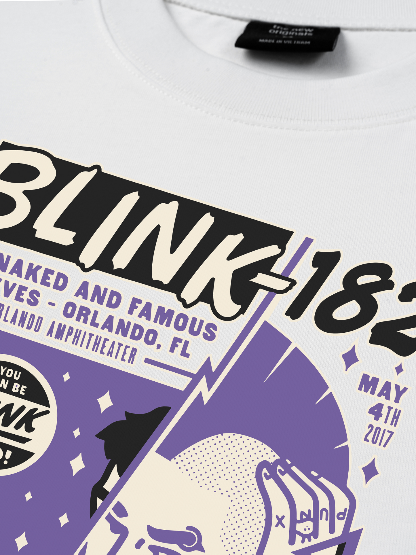 Áo Thun Relaxed Fit Blink 182 You Can be Punk Too