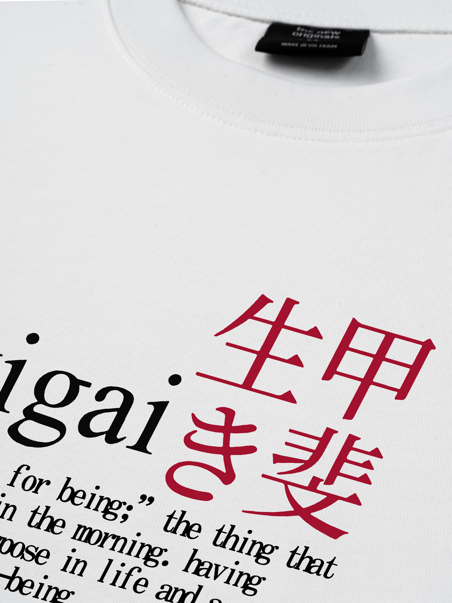 Áo Thun Relaxed Fit Ikigai A Reason For Being