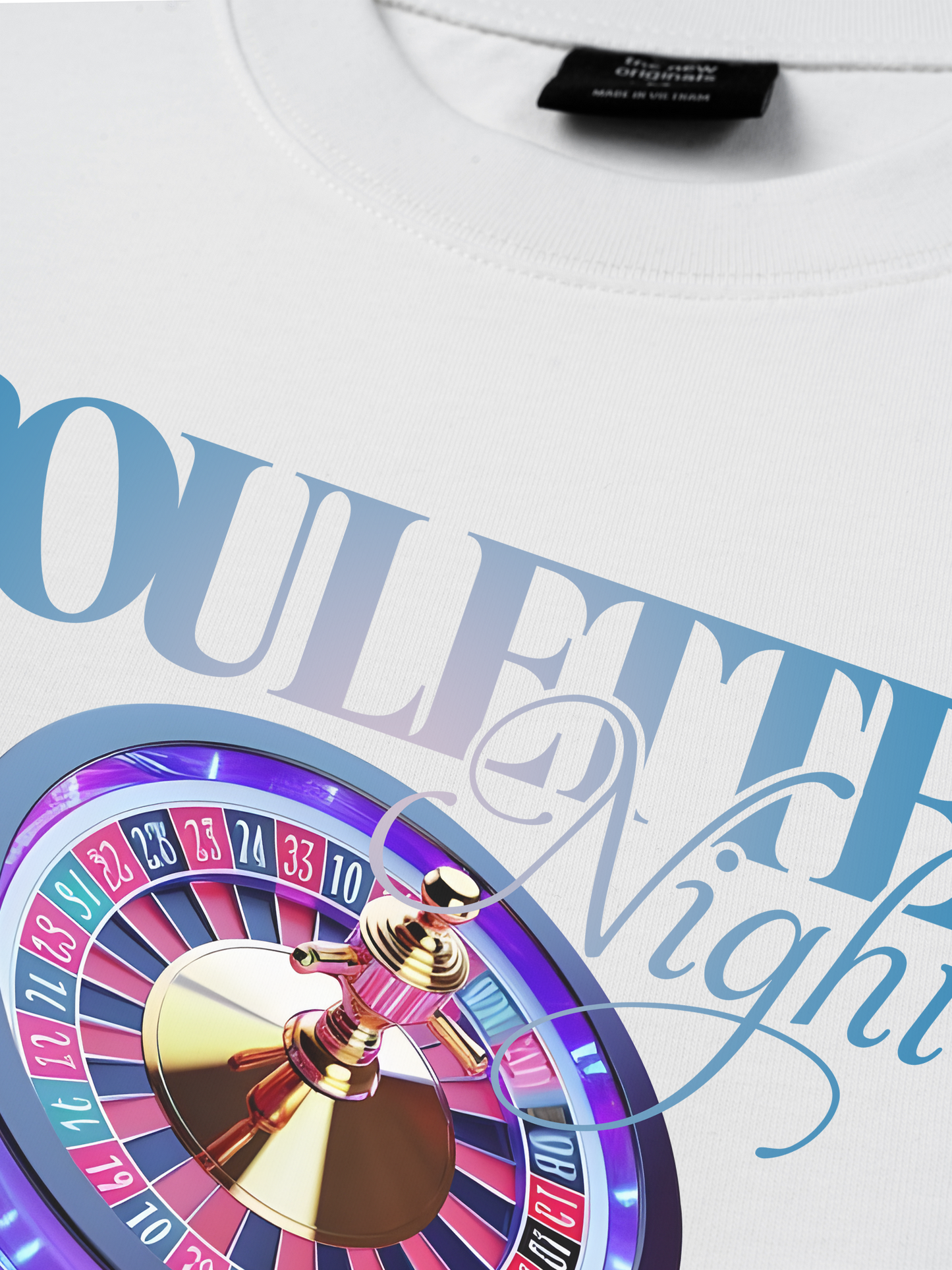 Áo Thun Relaxed Fit Lucky Roulette Night